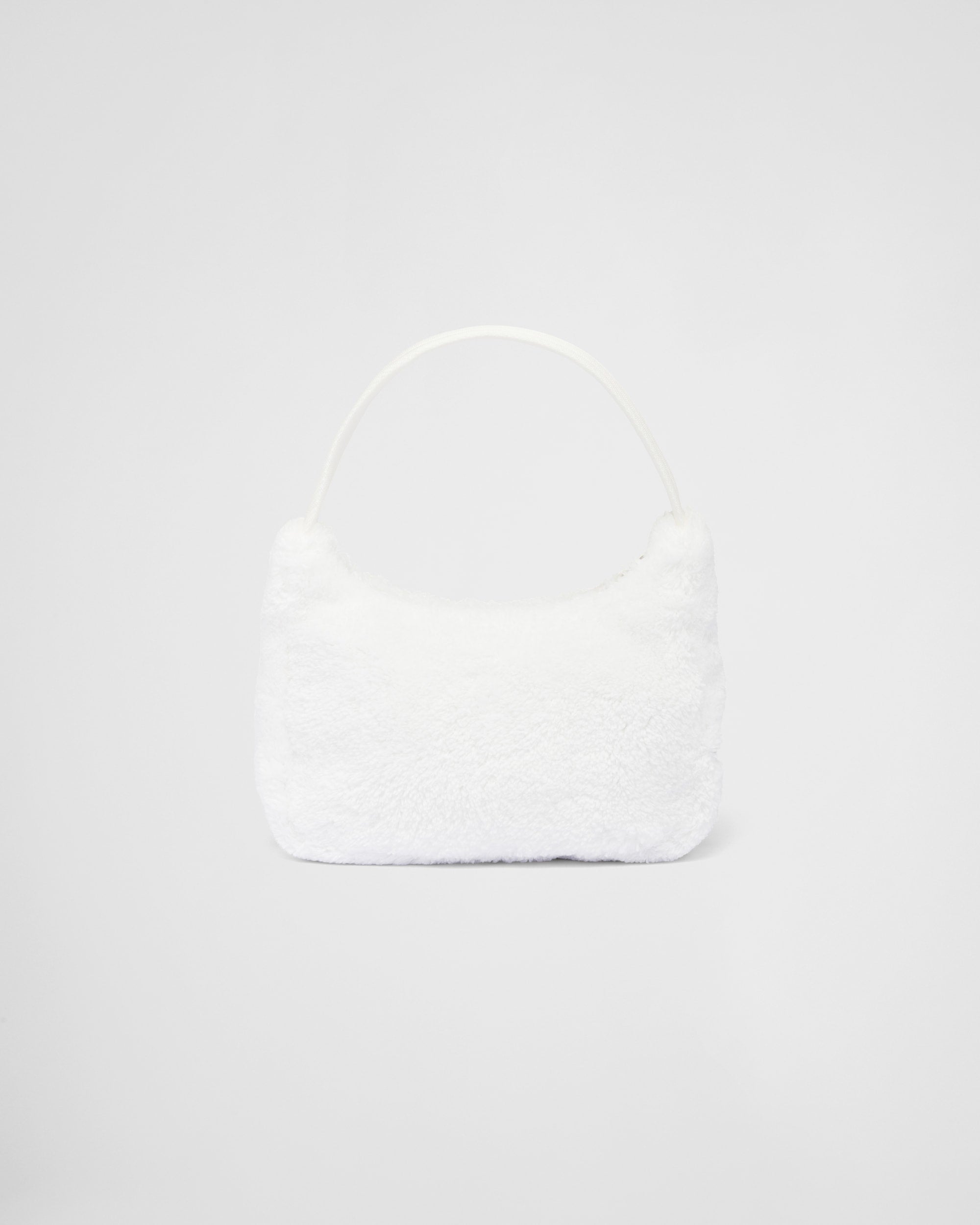 Prada Re-Edition 2000 Terry Mini-Bag White/Black