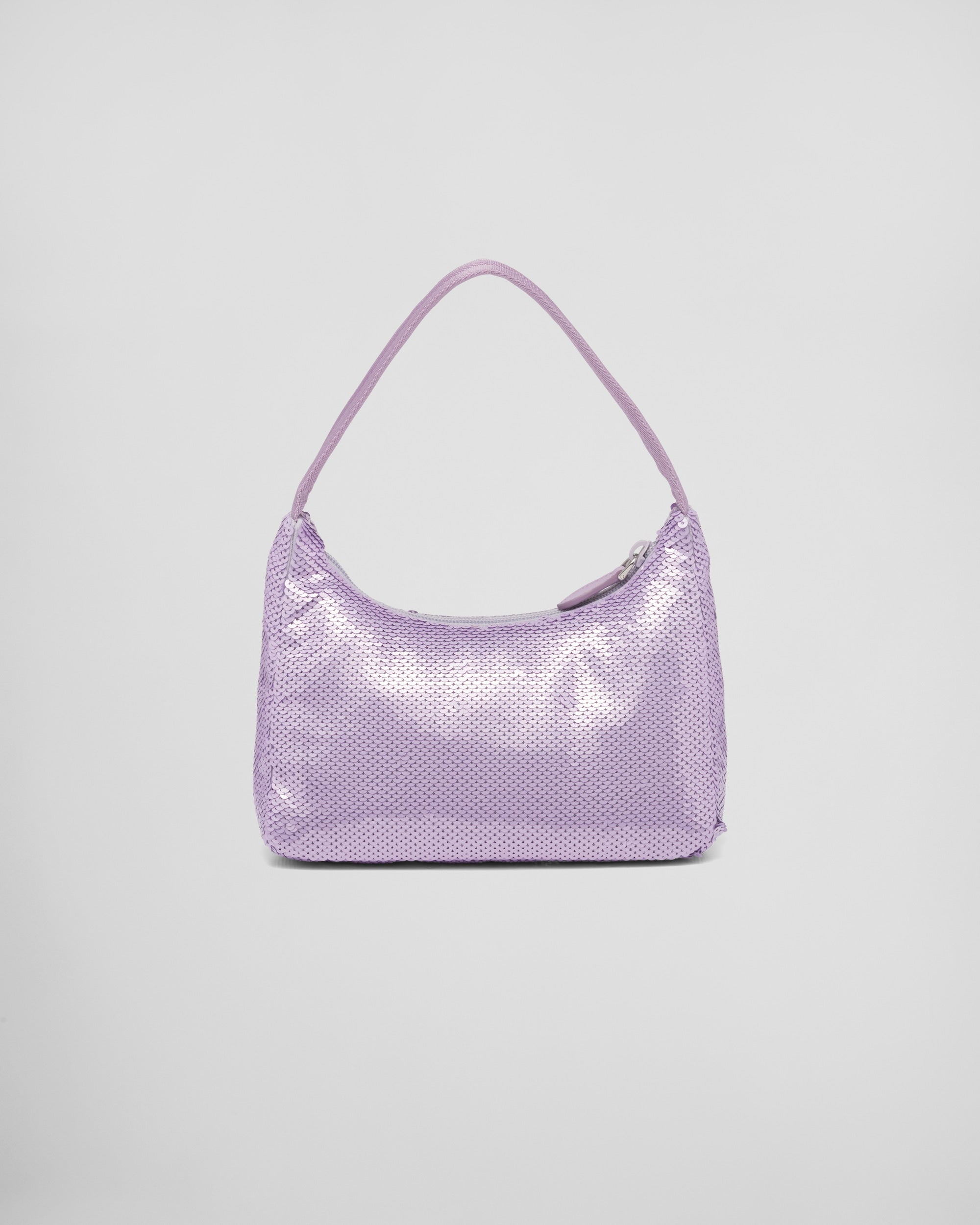 Prada Re-Edition 2000 Sequined Re-Nylon Mini-Bag Lilium/Black