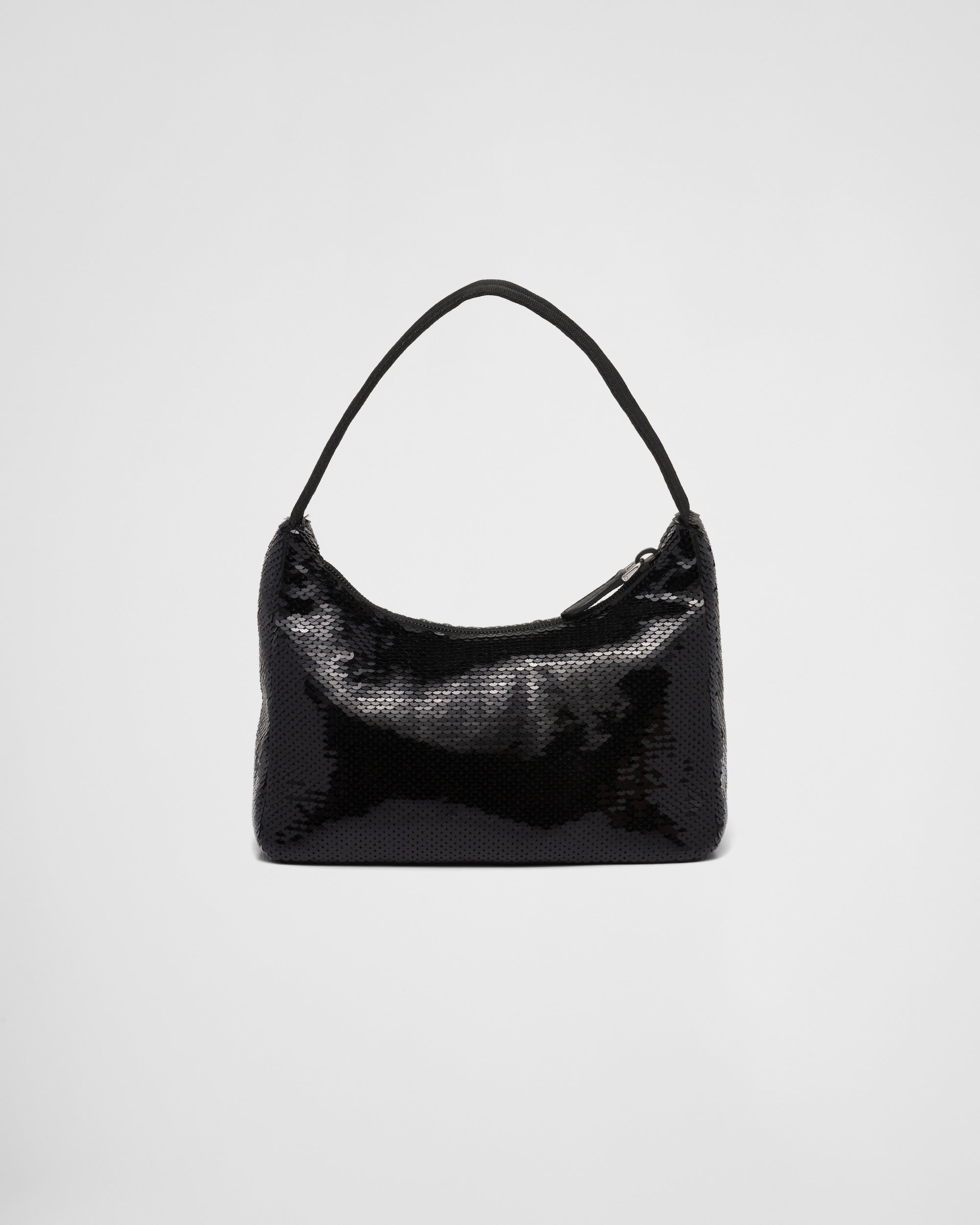 Prada Re-Edition 2000 Sequined Re-Nylon Mini-Bag Black/White