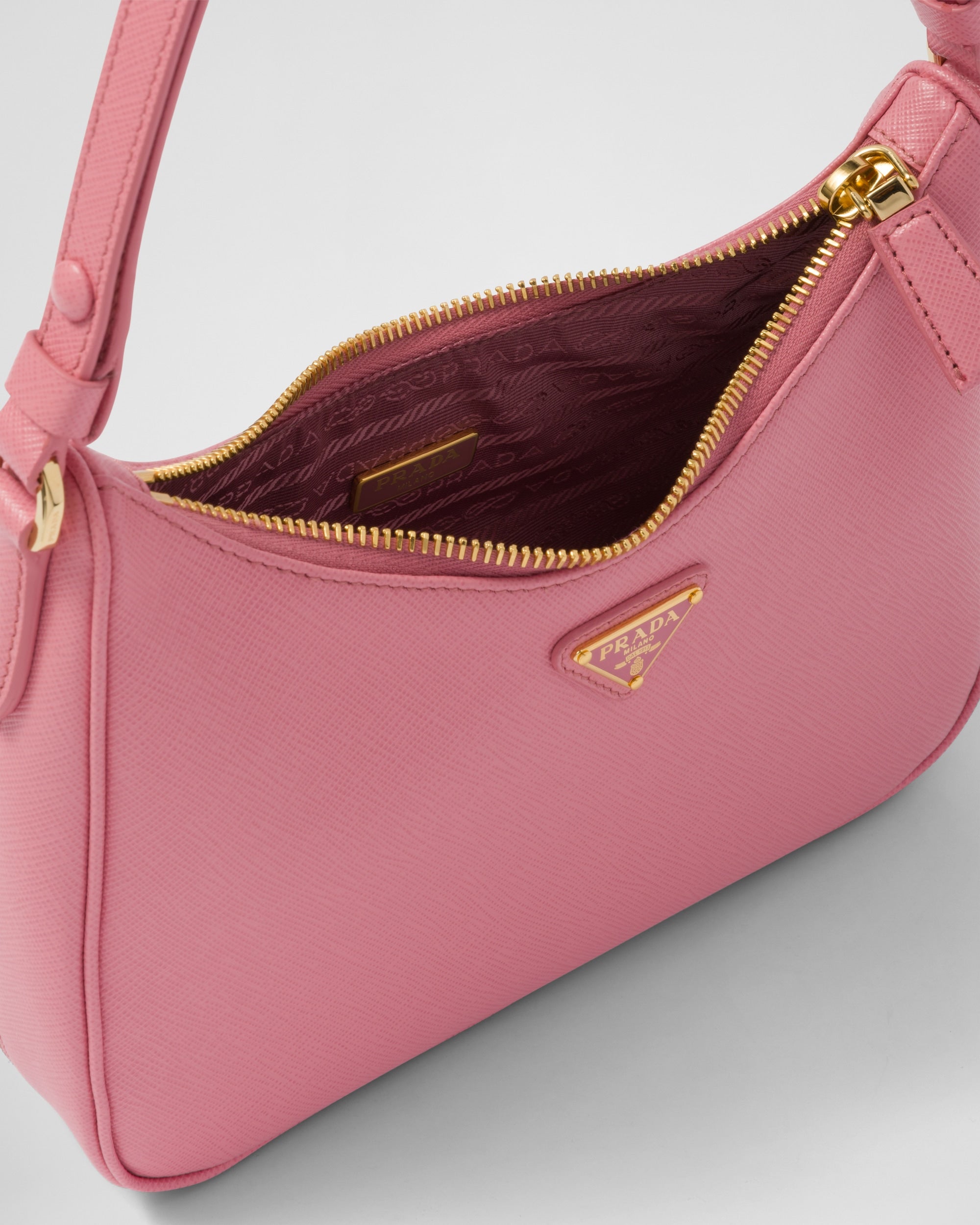 Prada Saffiano Leather Mini-Bag Petal Pink