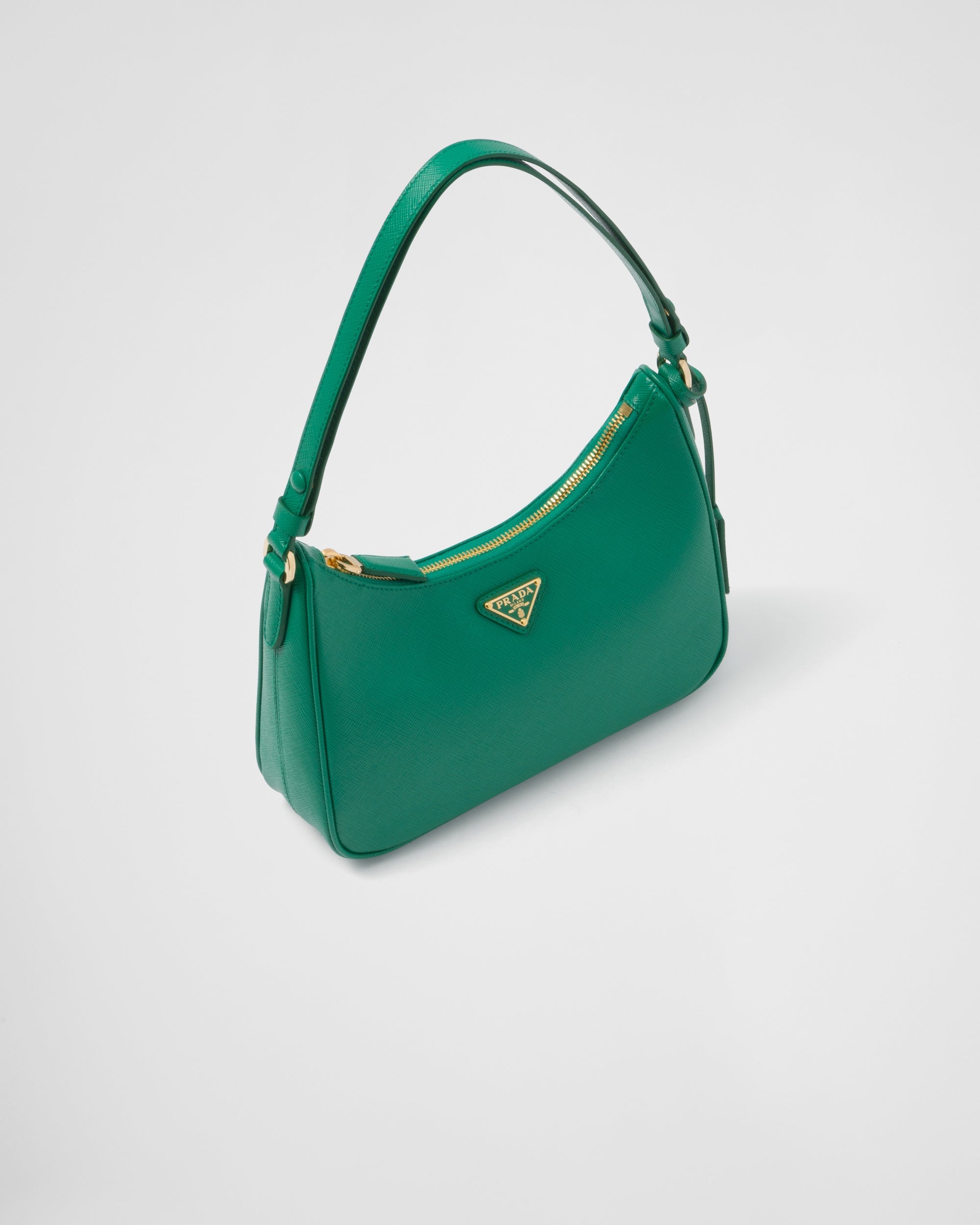 Prada Saffiano Leather Mini-Bag Mango 1