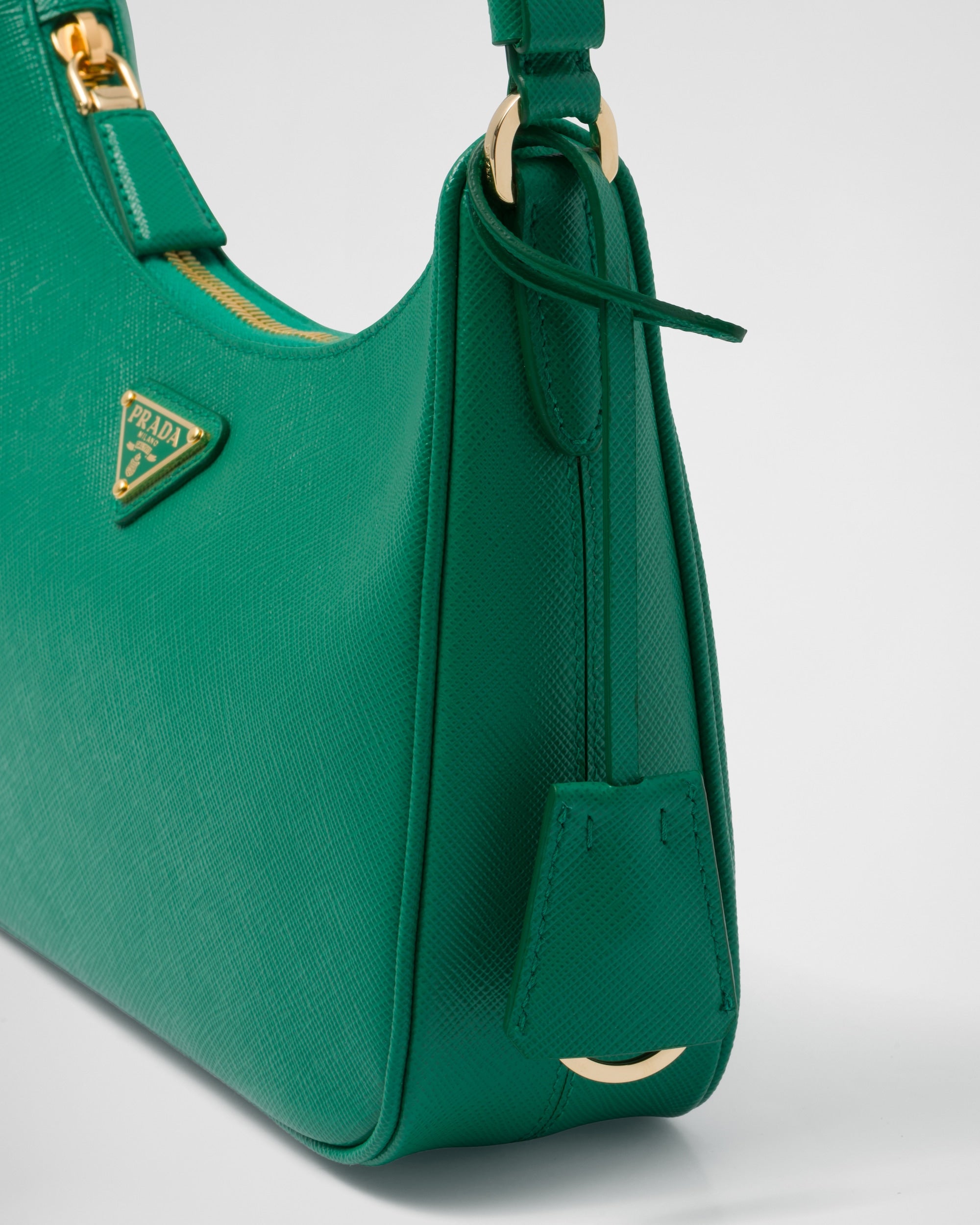 Prada Saffiano Leather Mini-Bag Mango 1