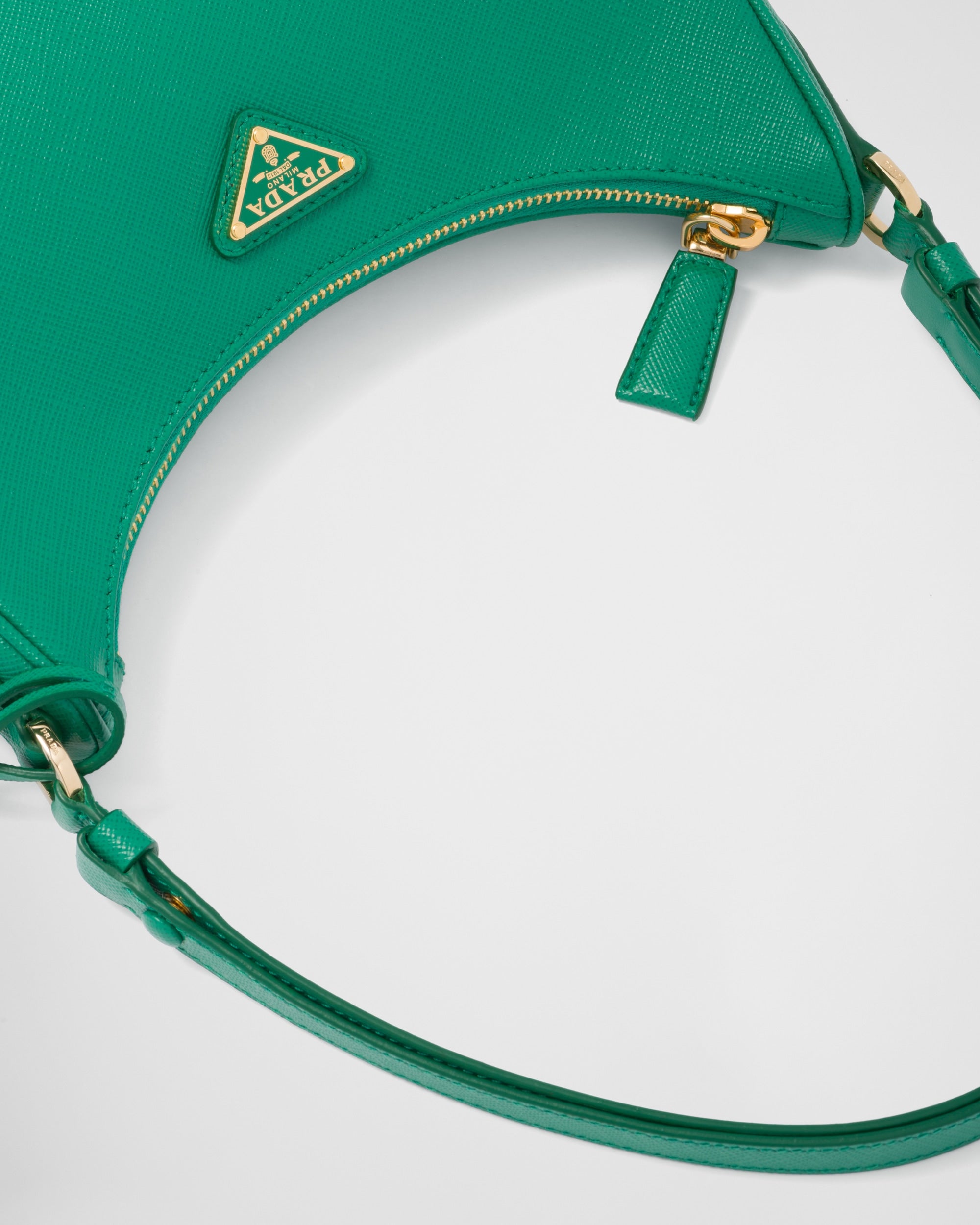 Prada Saffiano Leather Mini-Bag Mango 1