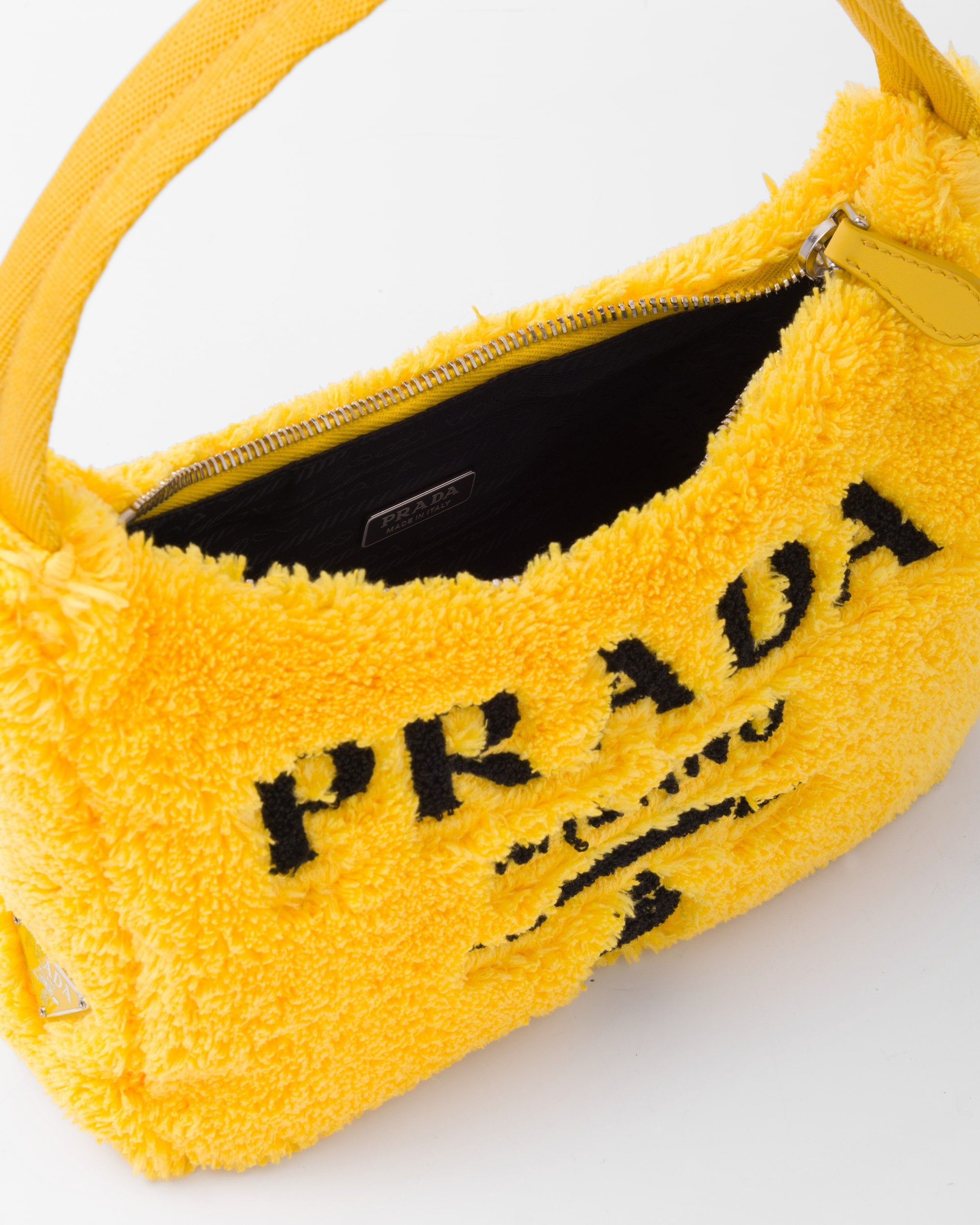 Prada Re-Edition 2000 Terry Mini-Bag Yellow/Black