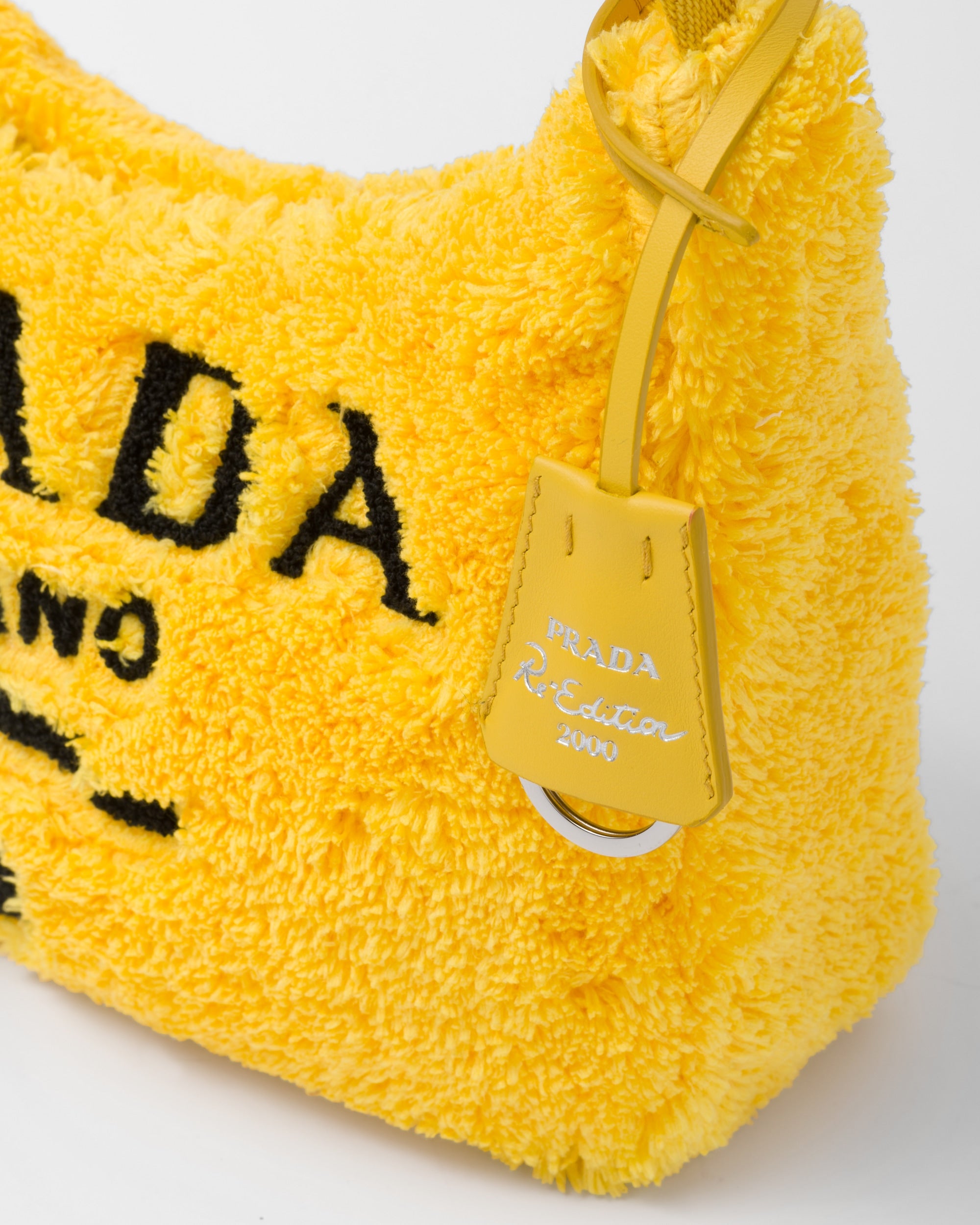 Prada Re-Edition 2000 Terry Mini-Bag Yellow/Black