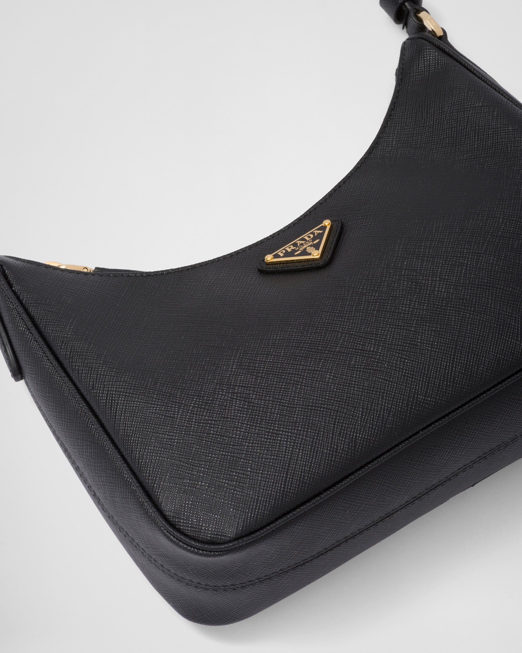 Prada Saffiano Leather Mini-Bag Black