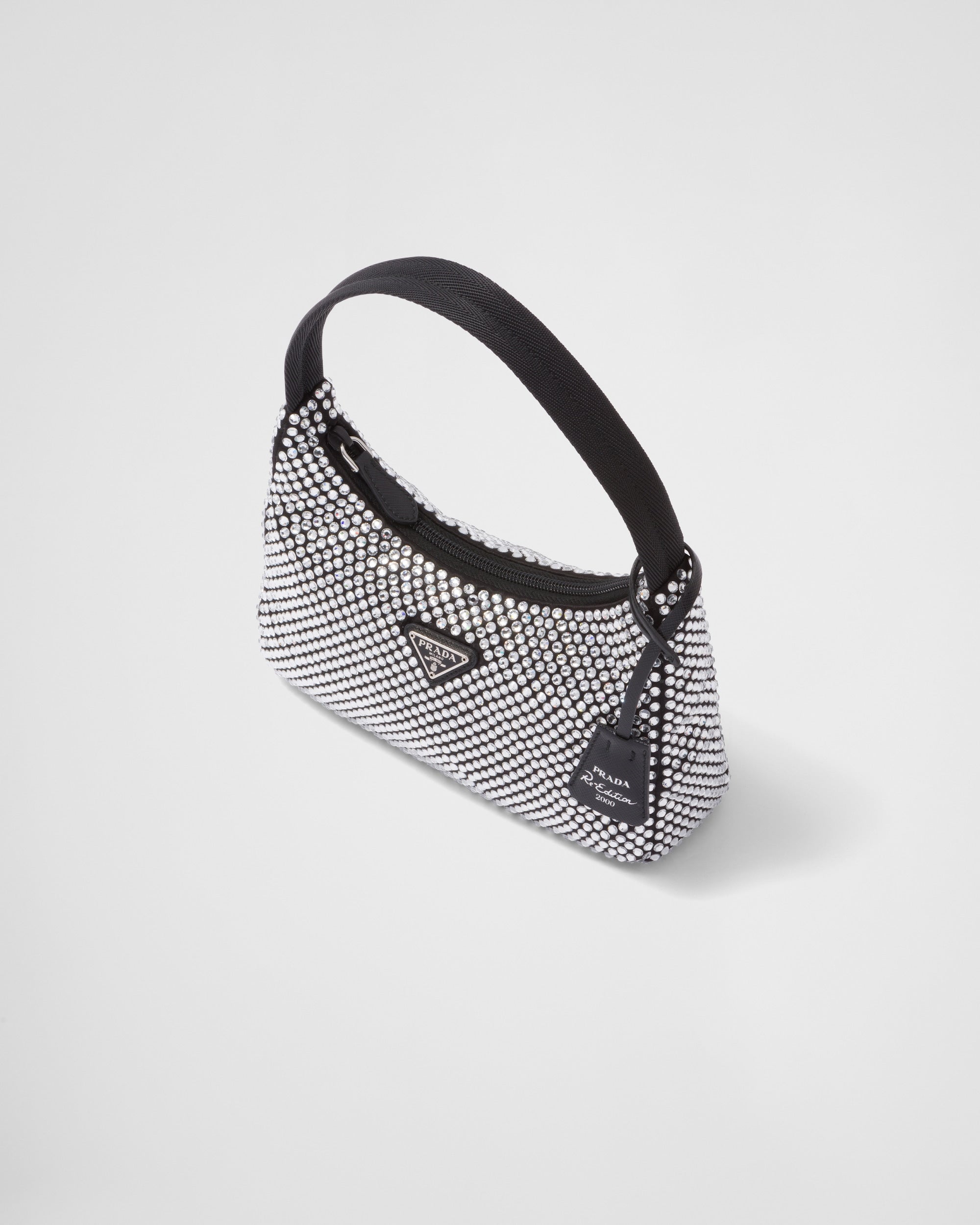 Prada Satin Mini-Bag With Crystals