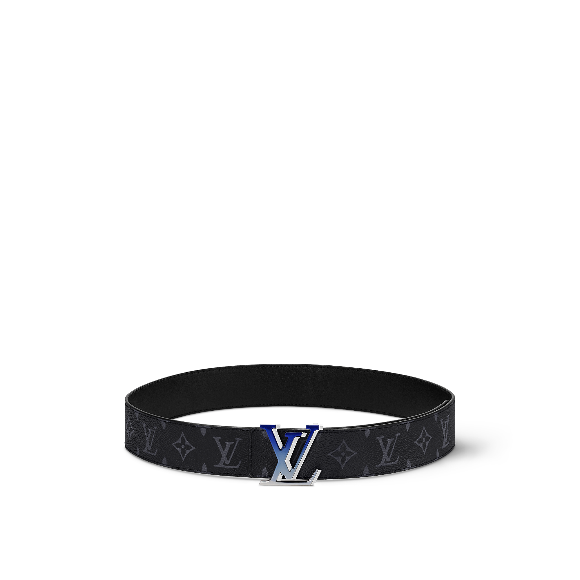 LV Glitch 40mm Reversible Belt Monogram Eclipse Canvas