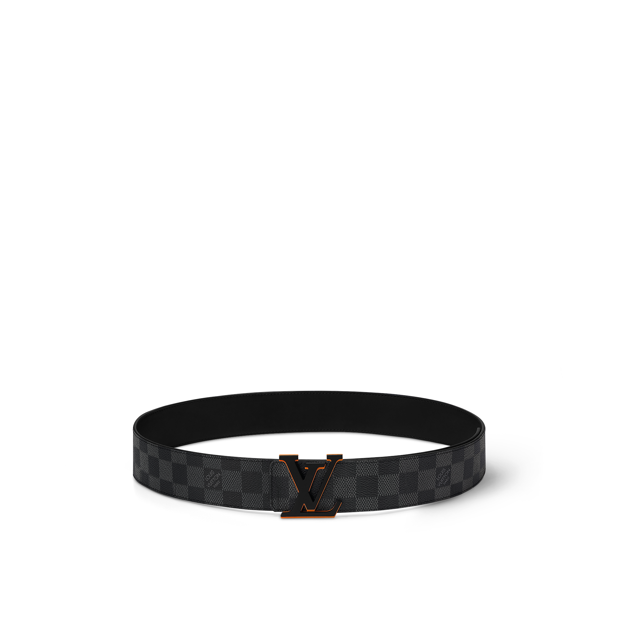 LV Optic 40mm Reversible Belt Damier Graphite Canvas