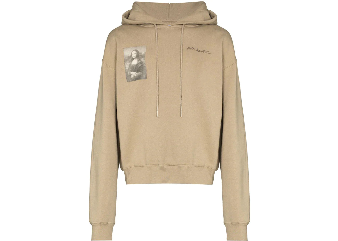 Off-White x Browns Mona Lisa Hoodie Tan