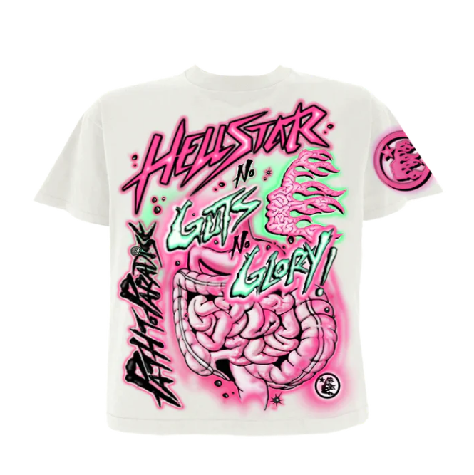 Hellstar Studios Capsule 10 No Guts No Glory T-Shirt White
