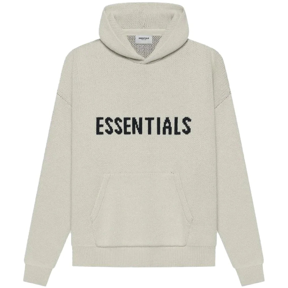 Essentials FOG Essentials Knit Hoodie Goat/ Moss