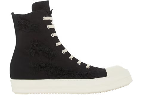 Rick Owens Rick Owens DRKSHDW Fogachine Slashed Stretch Denim High Black Milk