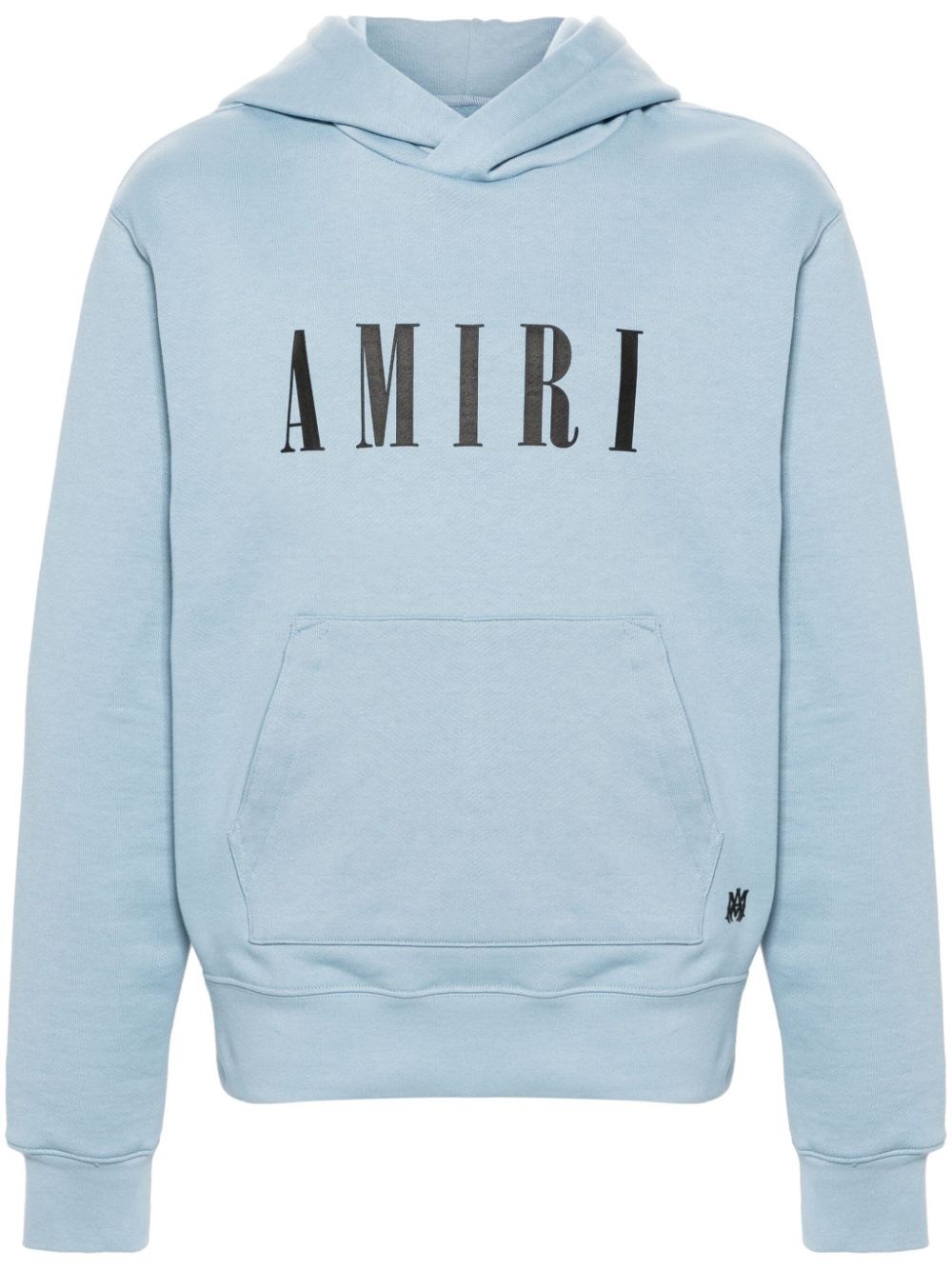 Logo-appliqué cotton hoodie