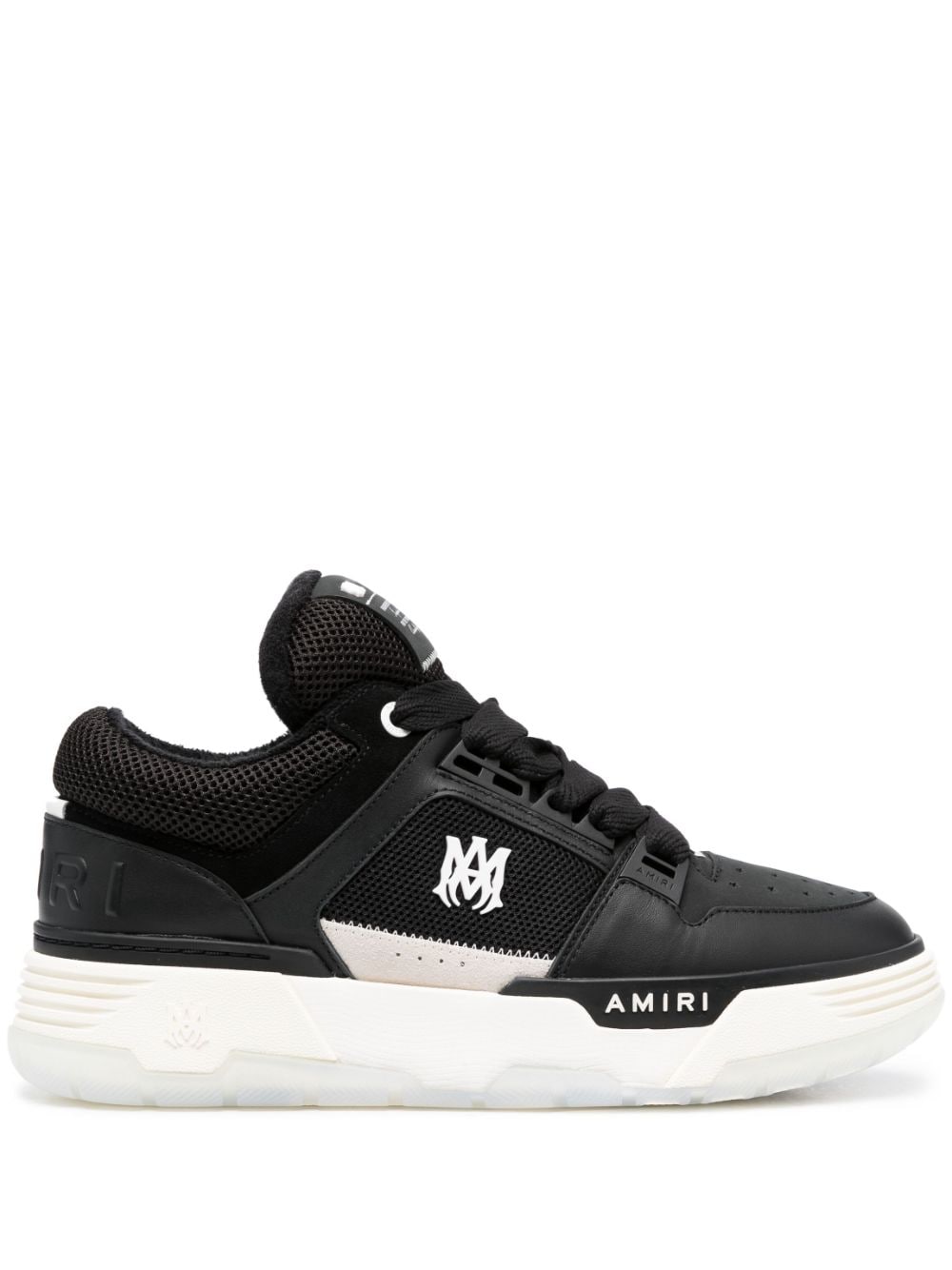 logo-patch lace-up sneakers