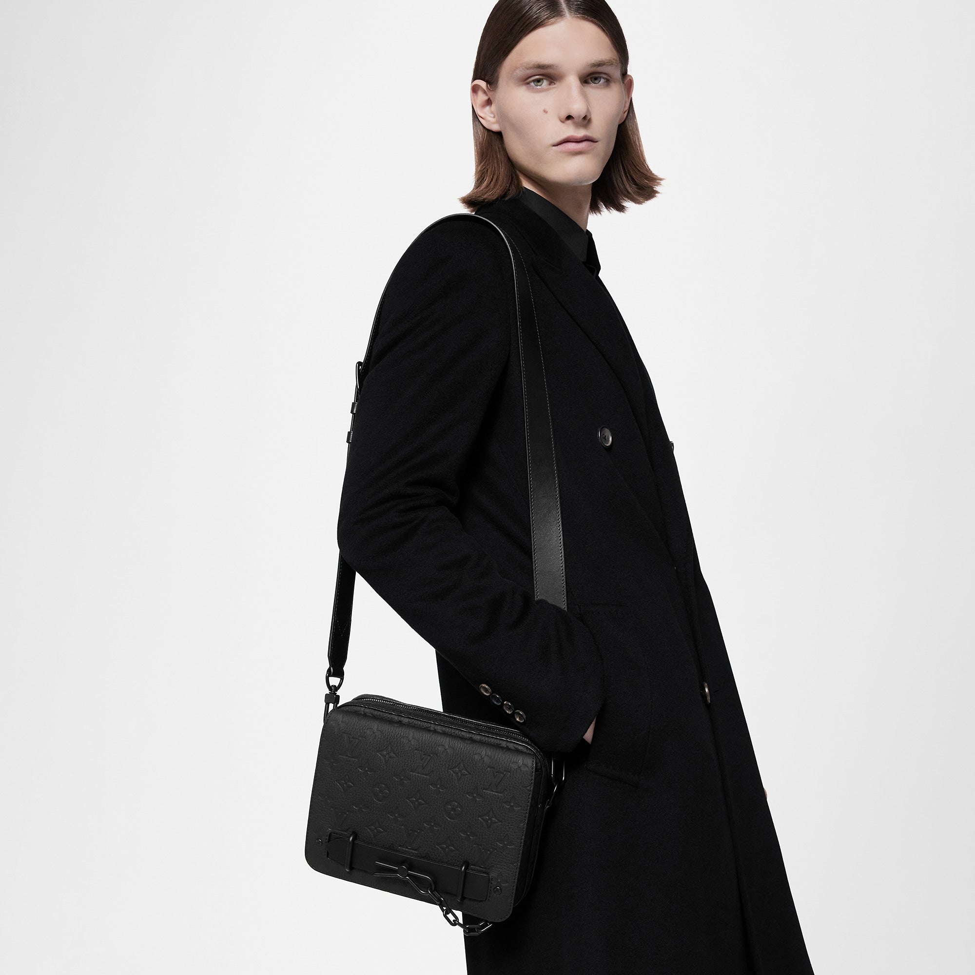 Steamer Messenger - Monogram Taurillon Leather