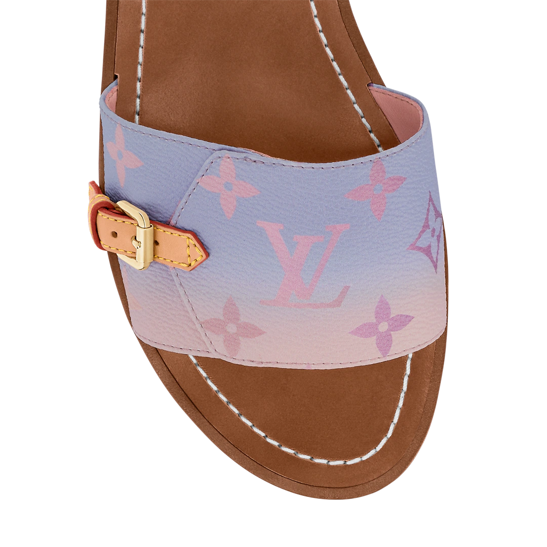 Louis Vuitton LV Lock It Flat Mules Rose Clair Pink