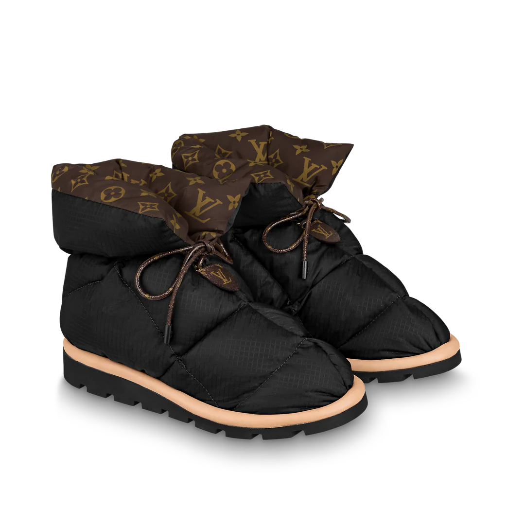 Louis Vuitton Pillow Comfort Ankle Boots Black