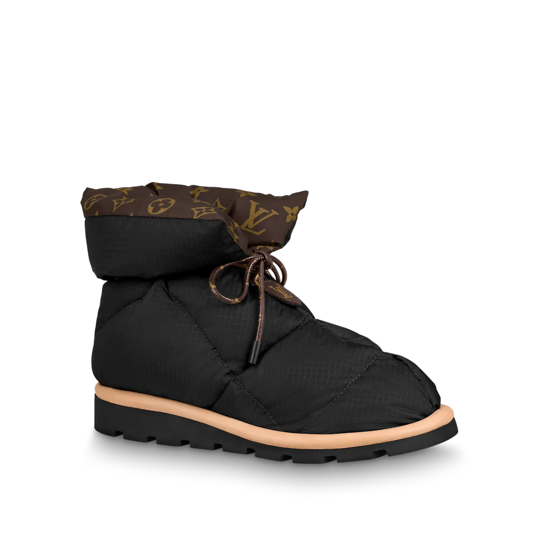 Louis Vuitton Pillow Comfort Ankle Boots Black