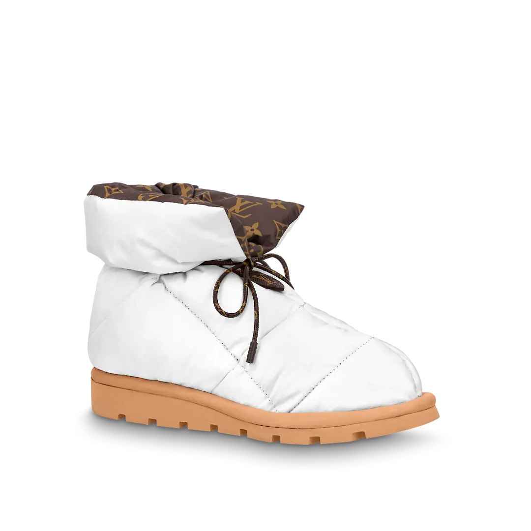 Louis Vuitton Pillow Comfort Ankle Boots White