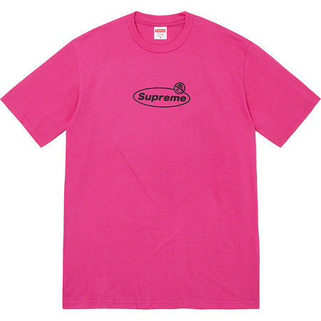 Supreme Warnig Tee Magenta