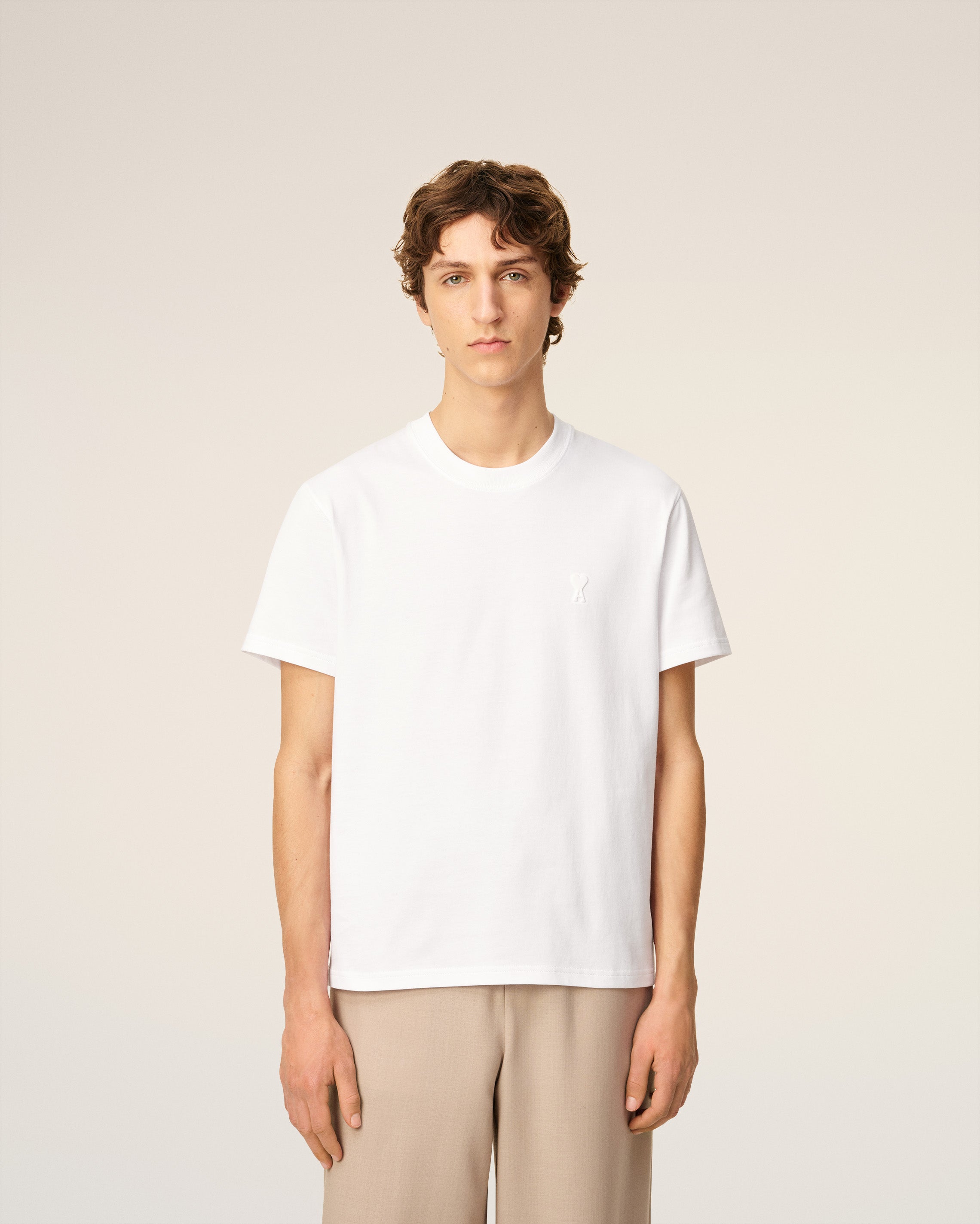 White Organic Cotton Ami De Coeur T-shirt WHITE