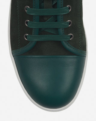 DBB1 LEATHER AND SUEDE SNEAKERS - RANGER/WHITE