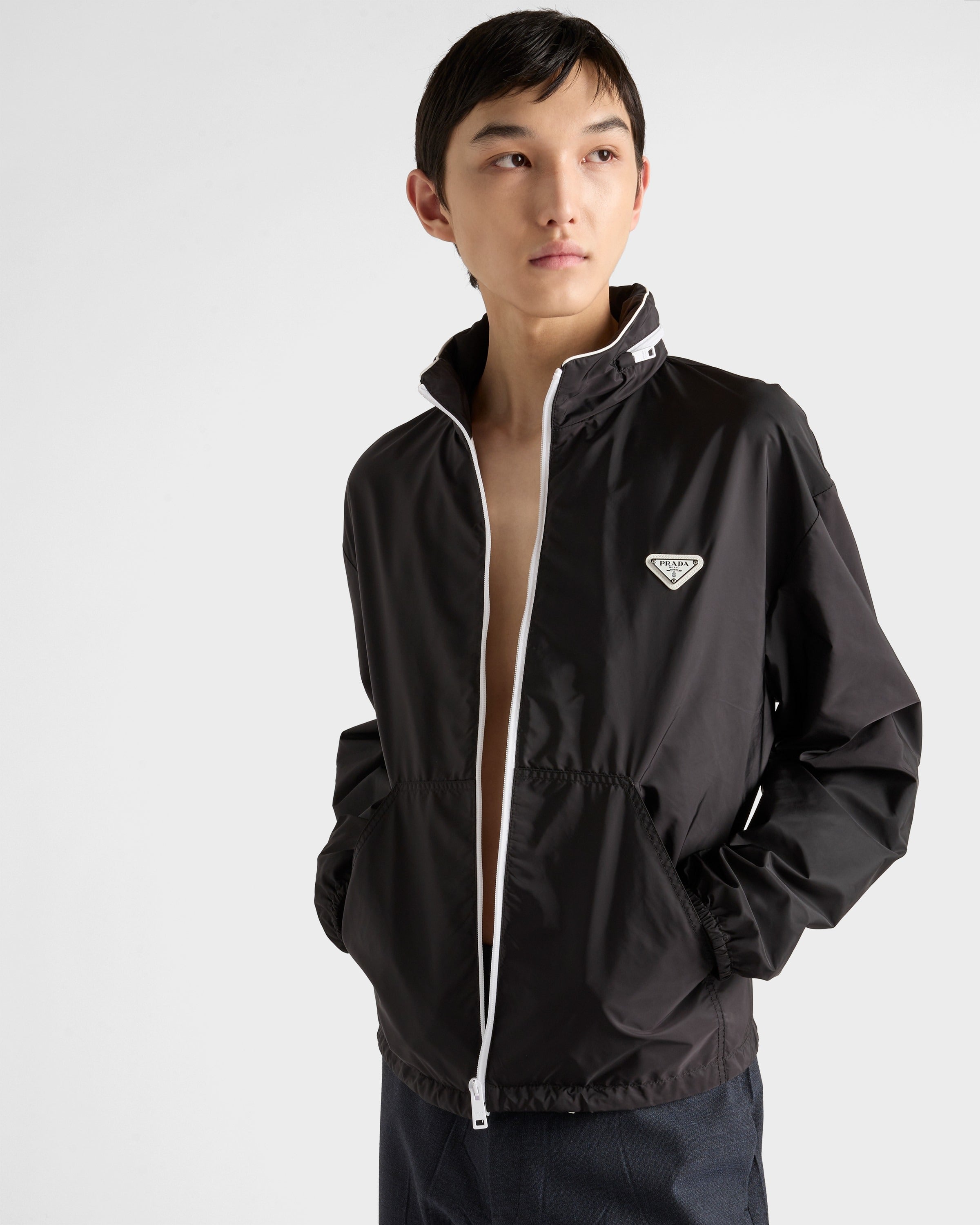 Re-Nylon jacket Black/White