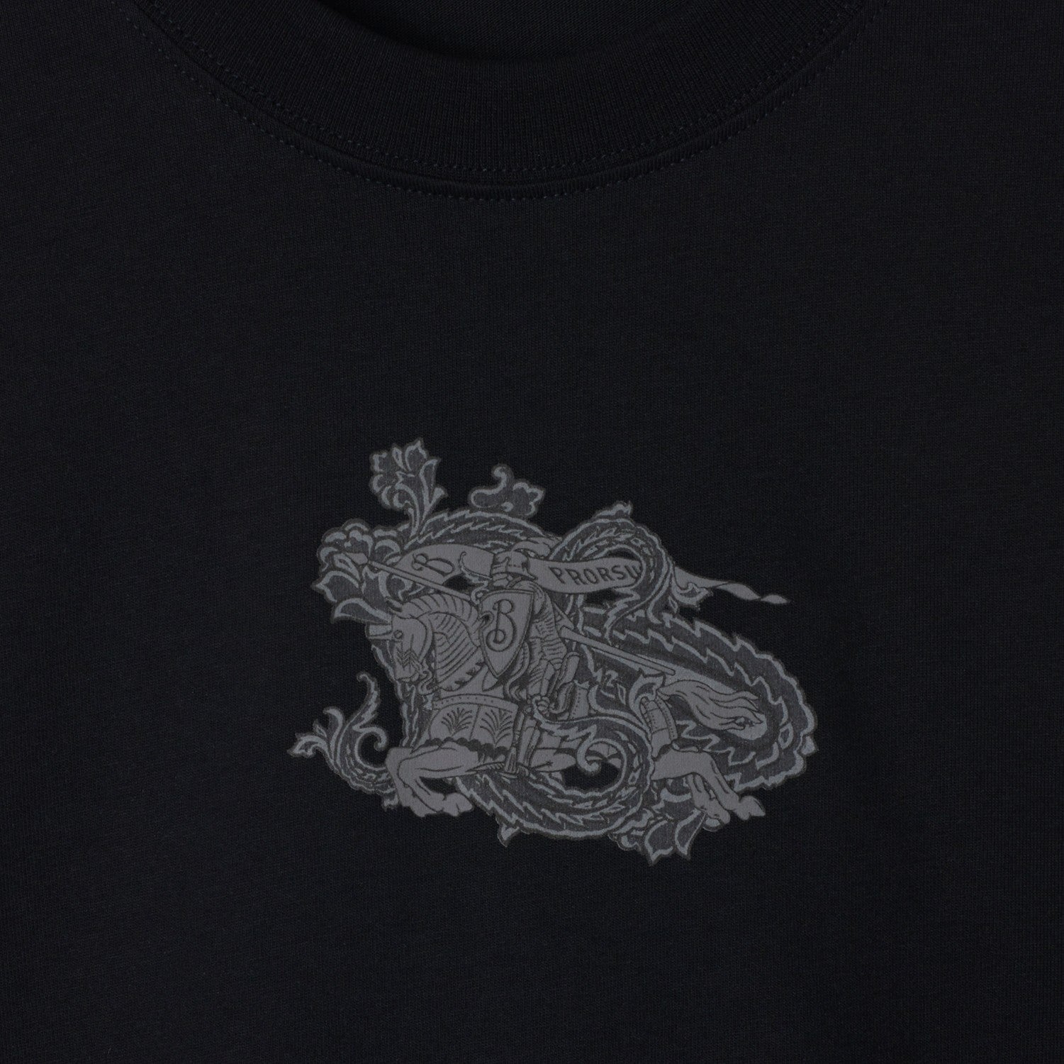 Paisley EKD Cotton T-shirt - Coal