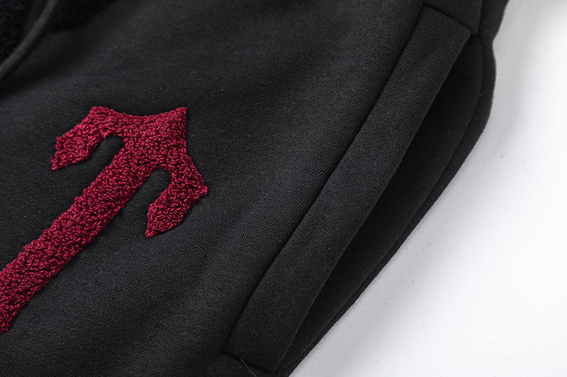 Trapstar 'It's a Secret' Black/Red Tracksuit