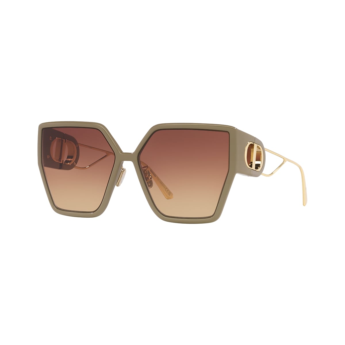 DIOR 30Montaigne BU Grey - Women Luxury Sunglasses, Brown Lens