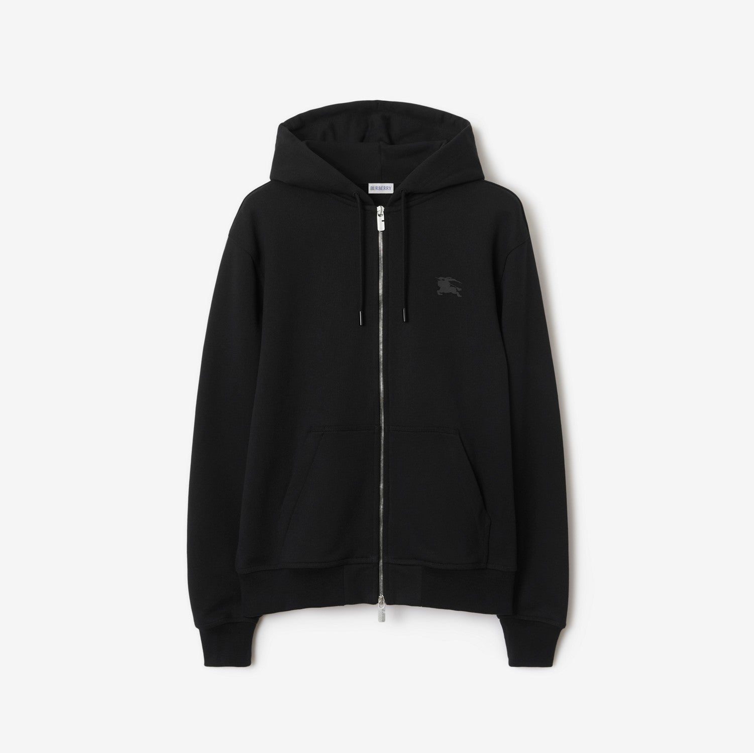 EKD Badge Cotton Zip Hoodie - Black