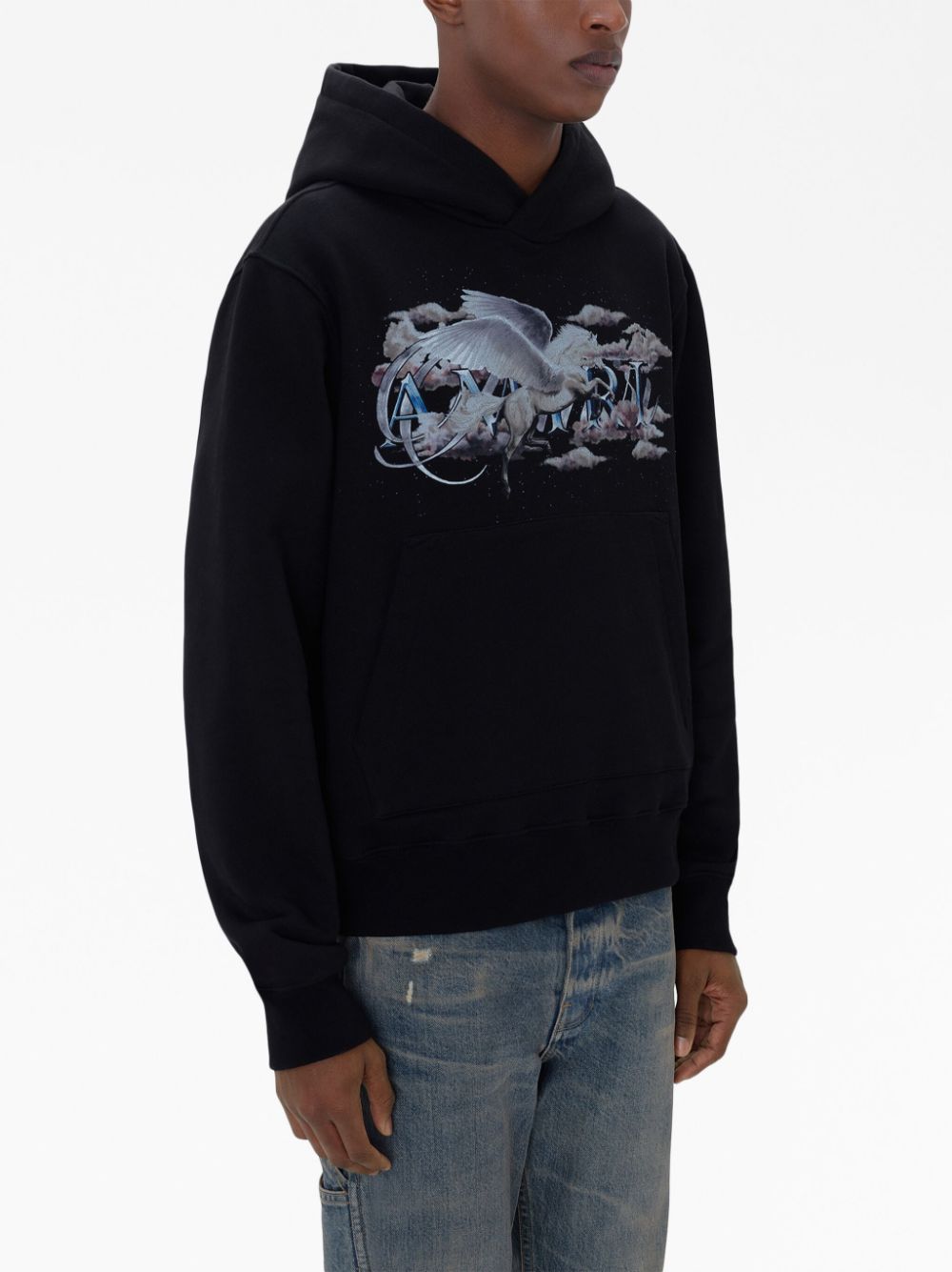 Graphic print hoodie