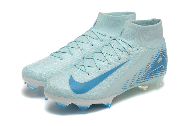 Nike AIR Zoom Mercurial Superfly 10 Elite High-Top Light Blue