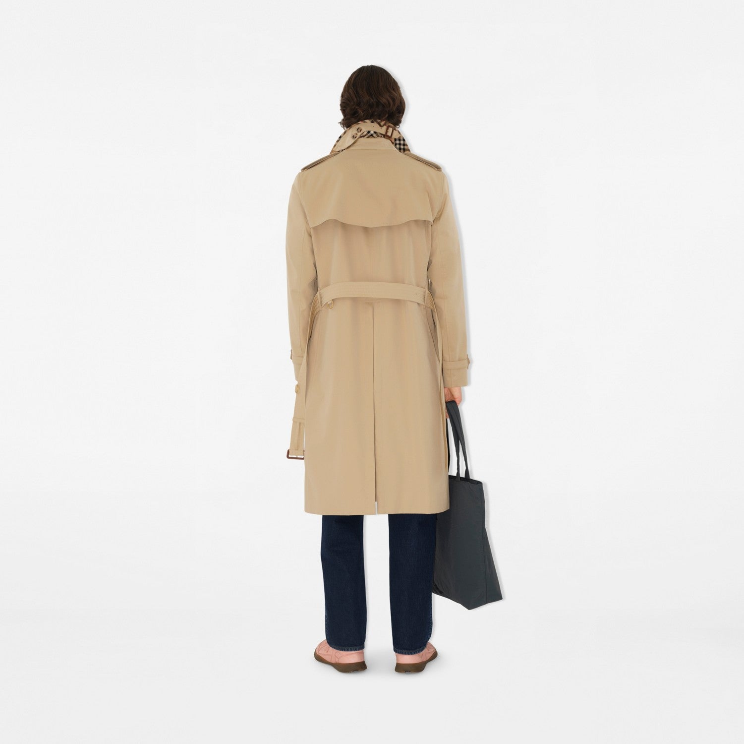 Long Kensington Heritage Trench Coat - Honey