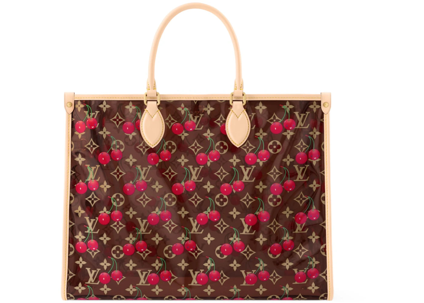 Louis Vuitton x Takashi Murakami Cherry OnTheGo GM Crystal Monogram