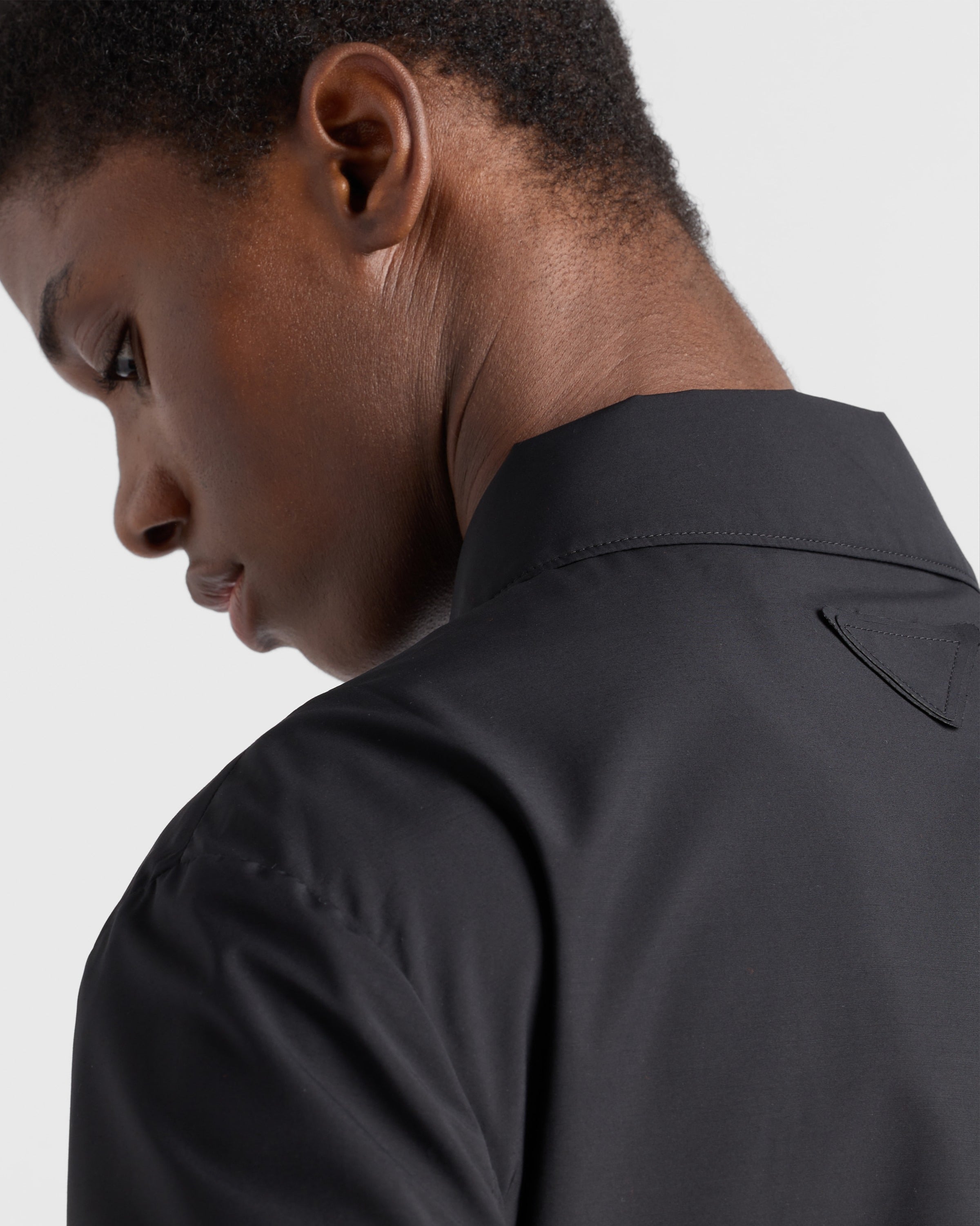Wool blouson Black