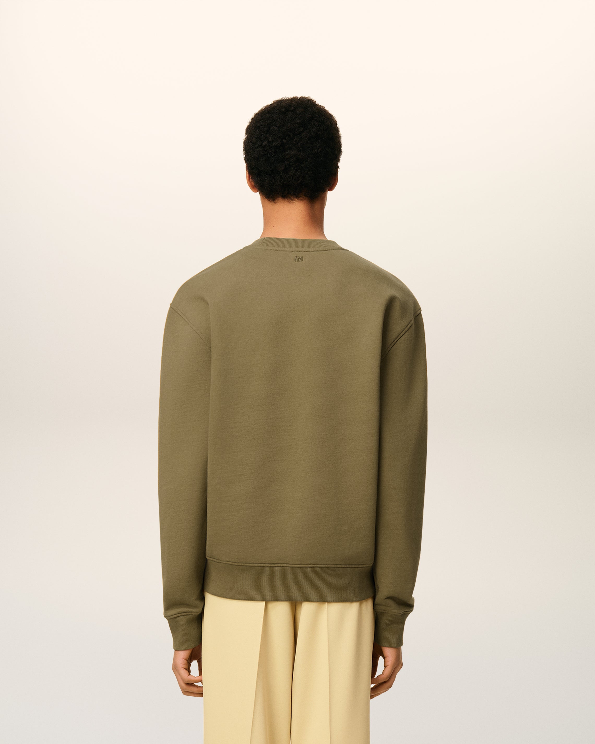Green Cotton Ami De Coeur Sweatshirt BRONZE