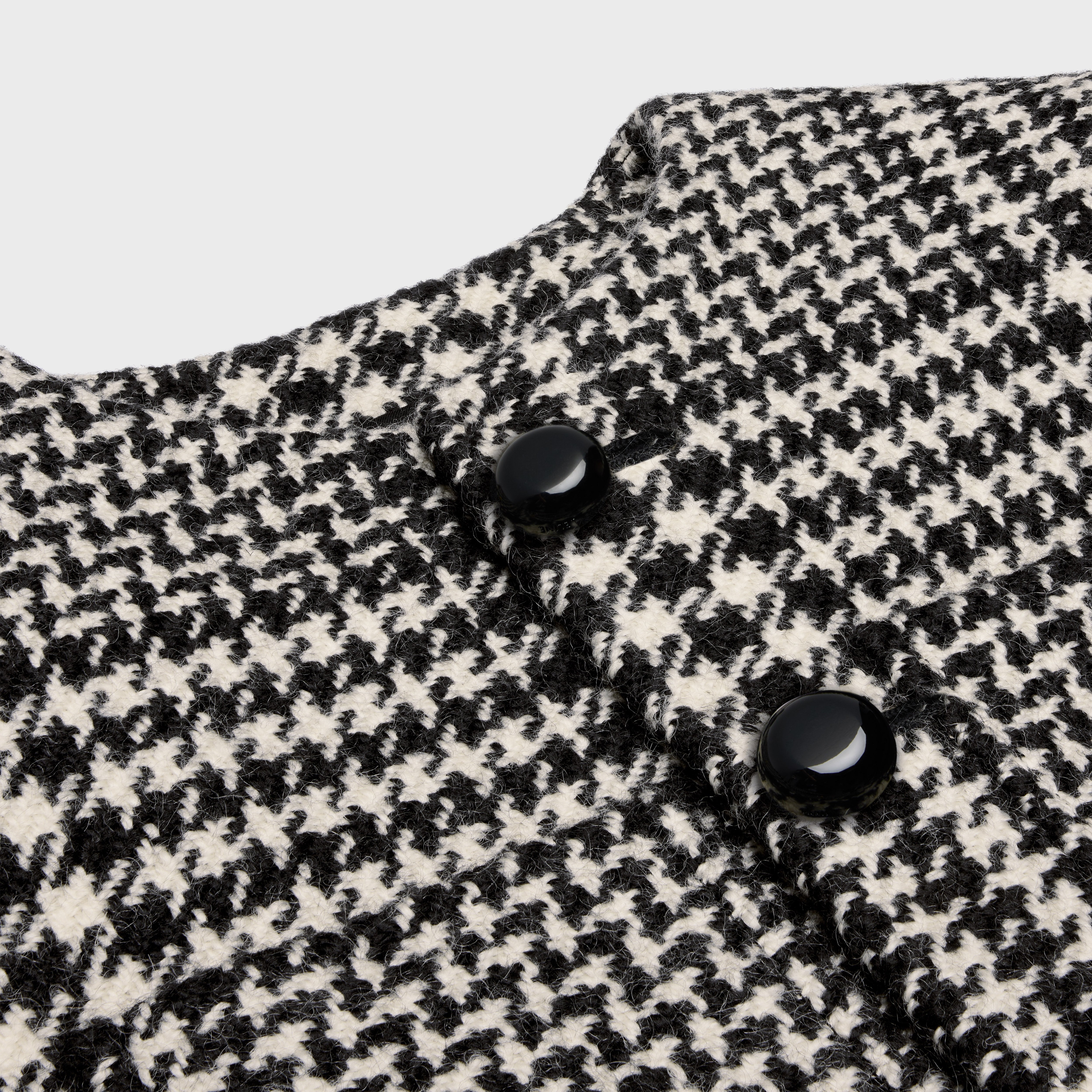 VERNEUIL JACKET IN WOOL TWEED - IVOIRE/NOIR