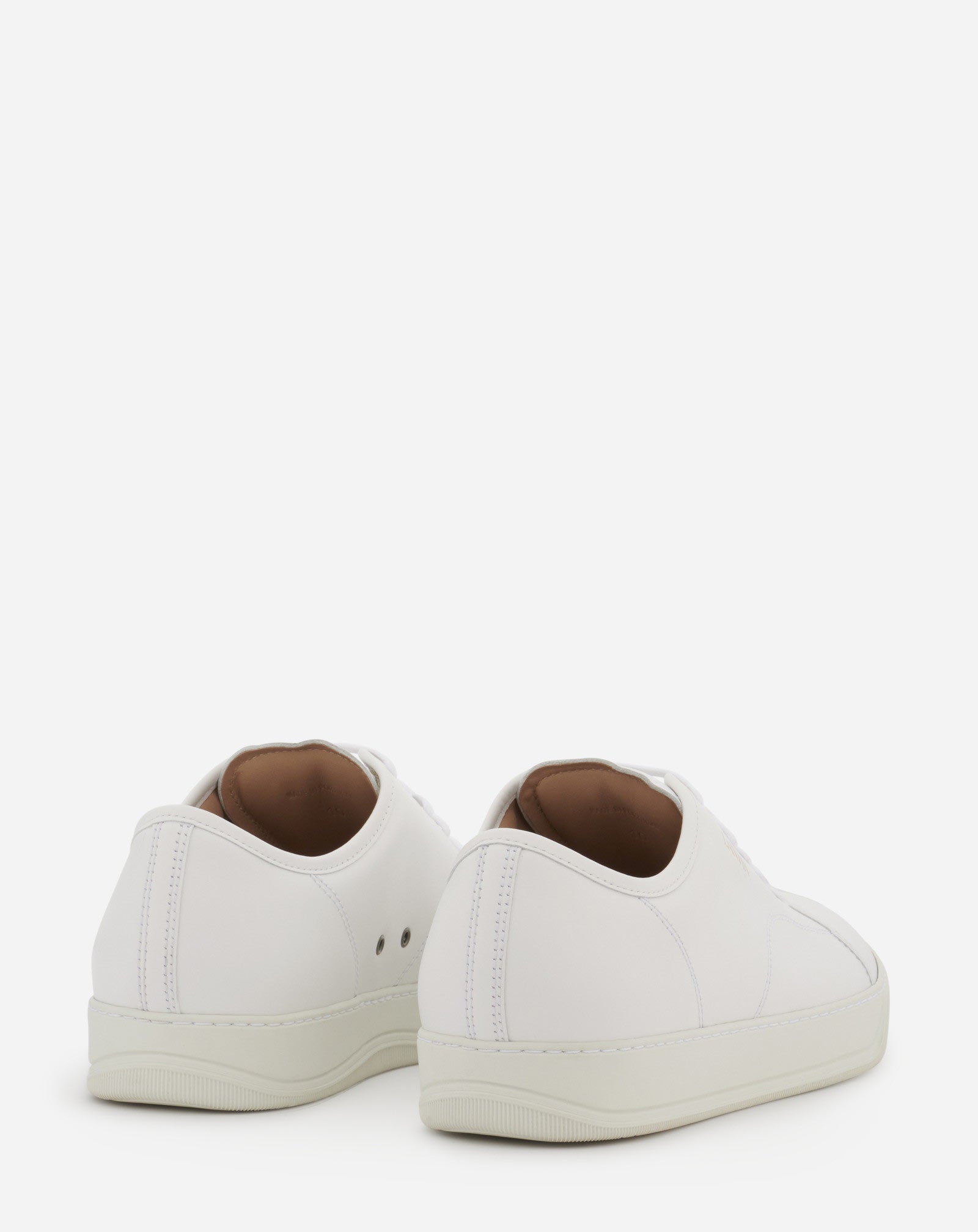 DBB1 LEATHER SNEAKERS - WHITE