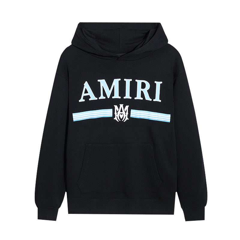 Amiri Blue Logo Hoodie