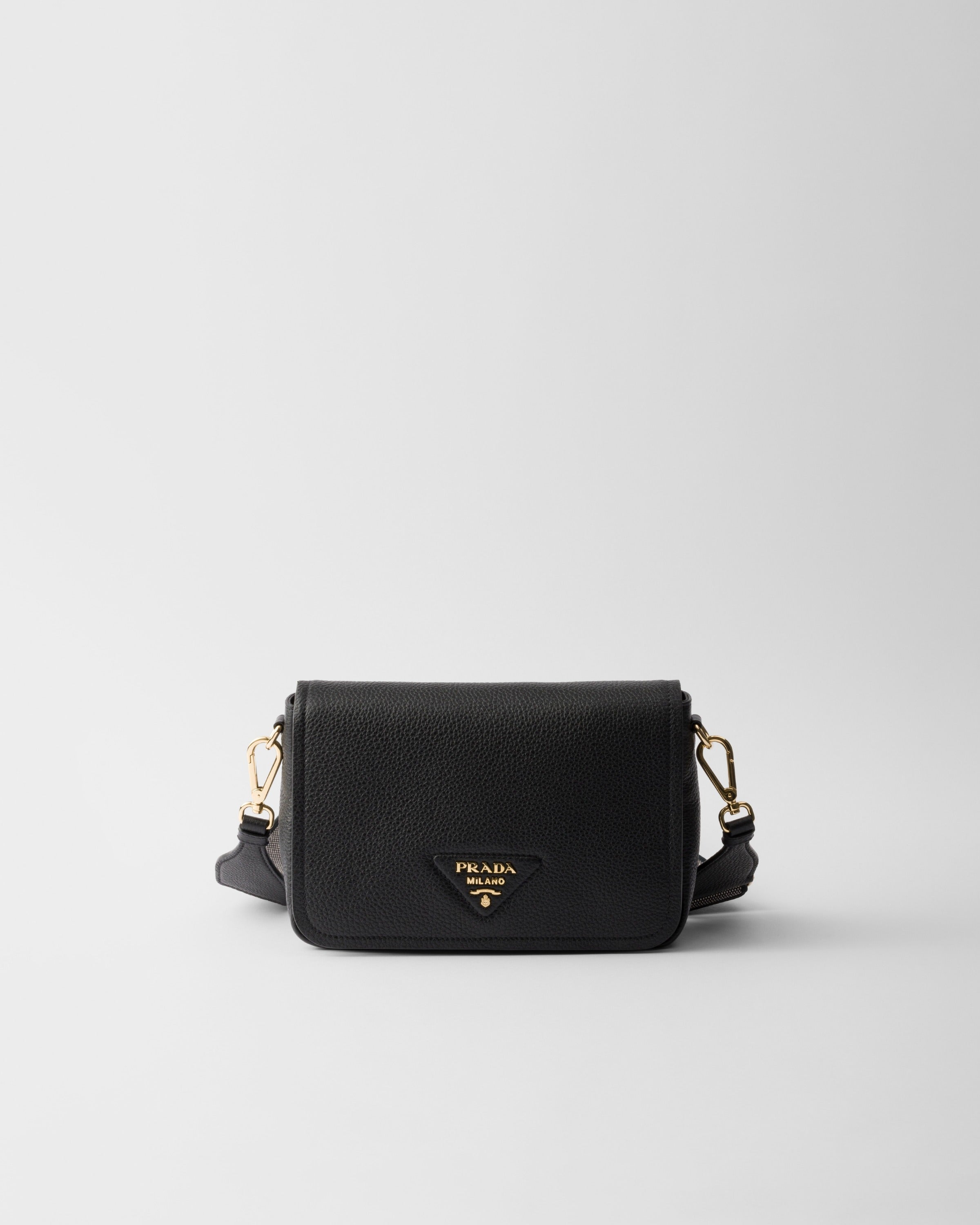 Leather shoulder bag Black