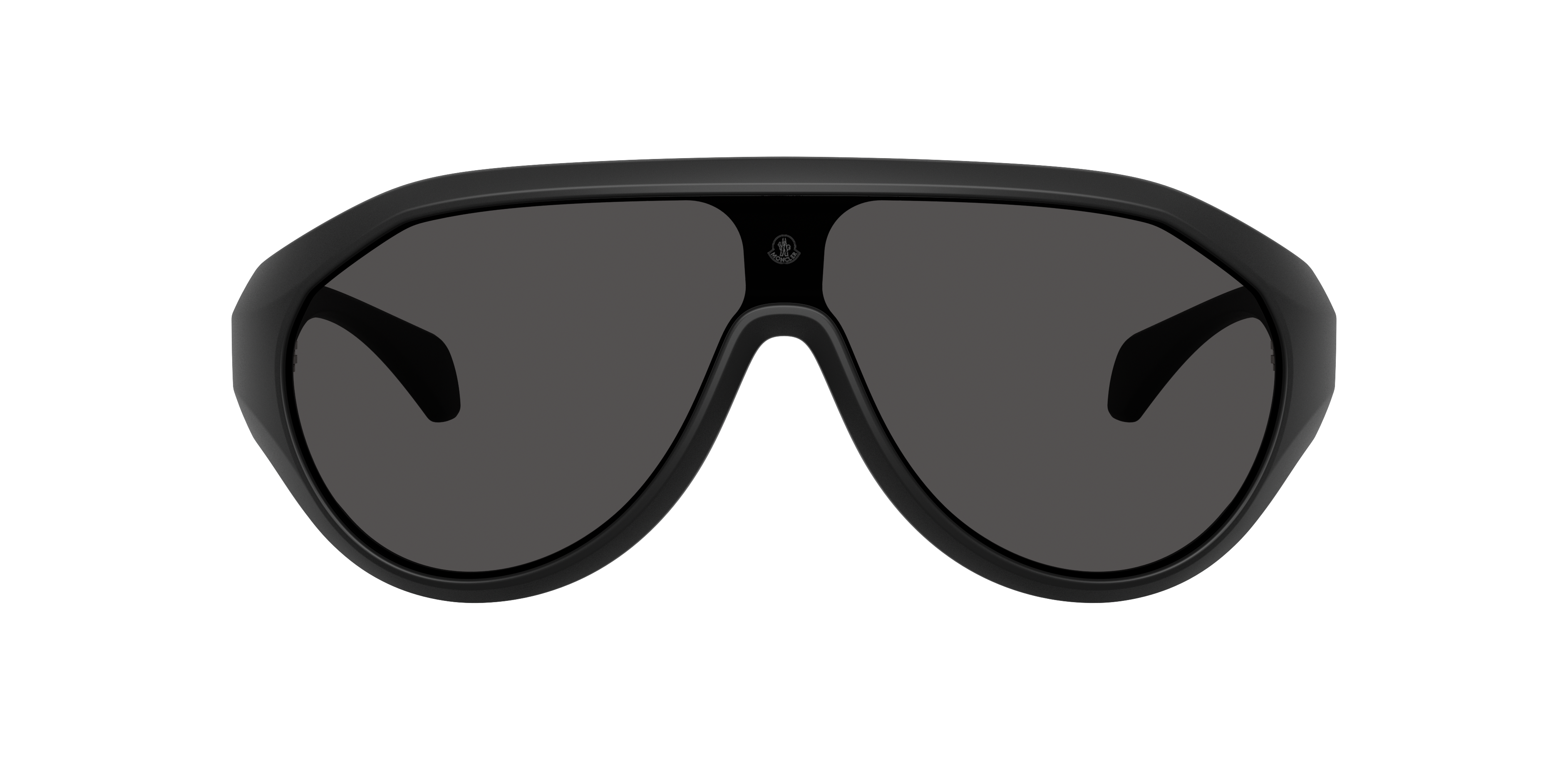 MONCLER ME8009U BOMBOLLE Matte Black - Unisex Sunglasses, Dark Solid Grey Lens