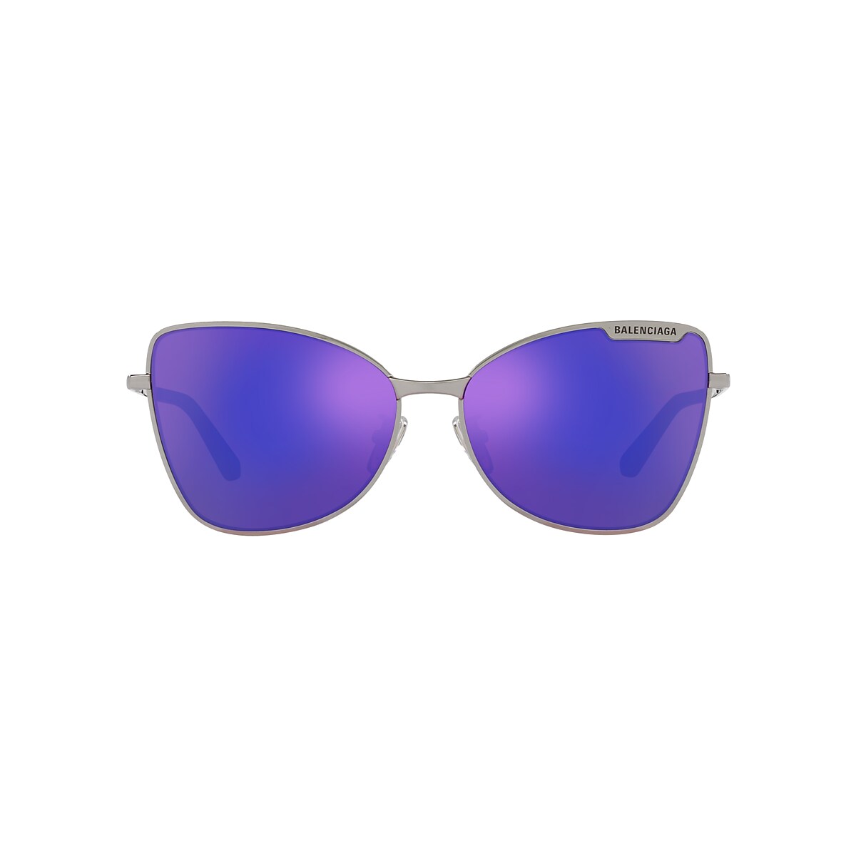 BALENCIAGA BB0278S Silver - Women Sunglasses, Purple Lens