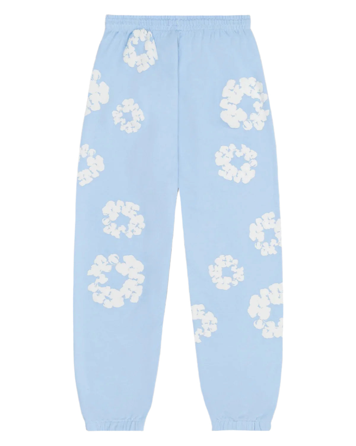 The Cotton Wreath Sweatpants Powder Blue Blue