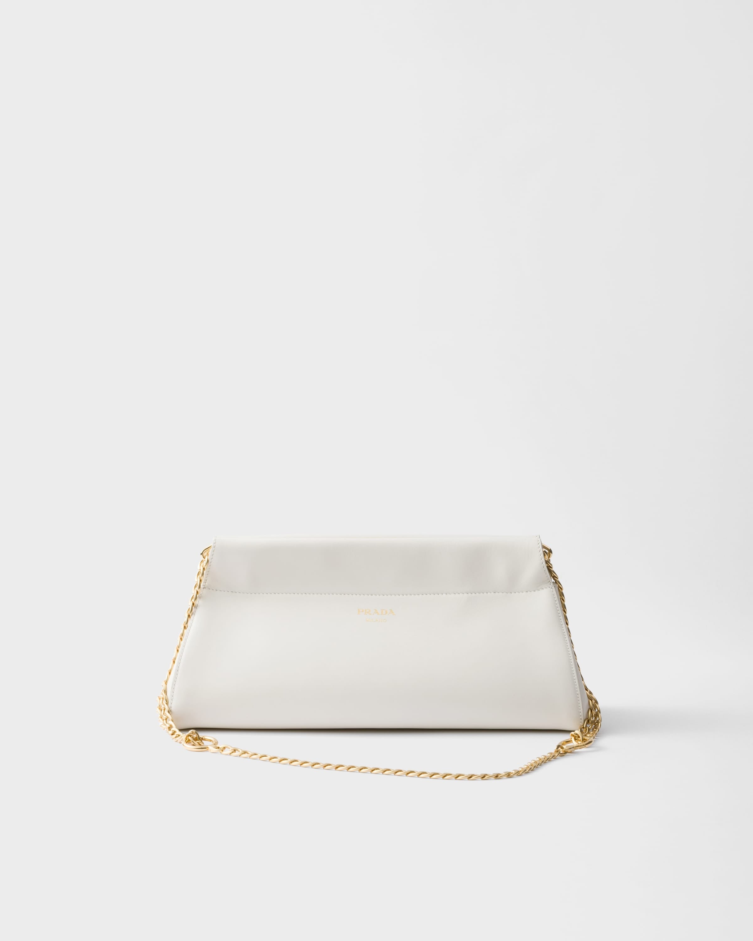 Prada Enchaîné medium leather bag White