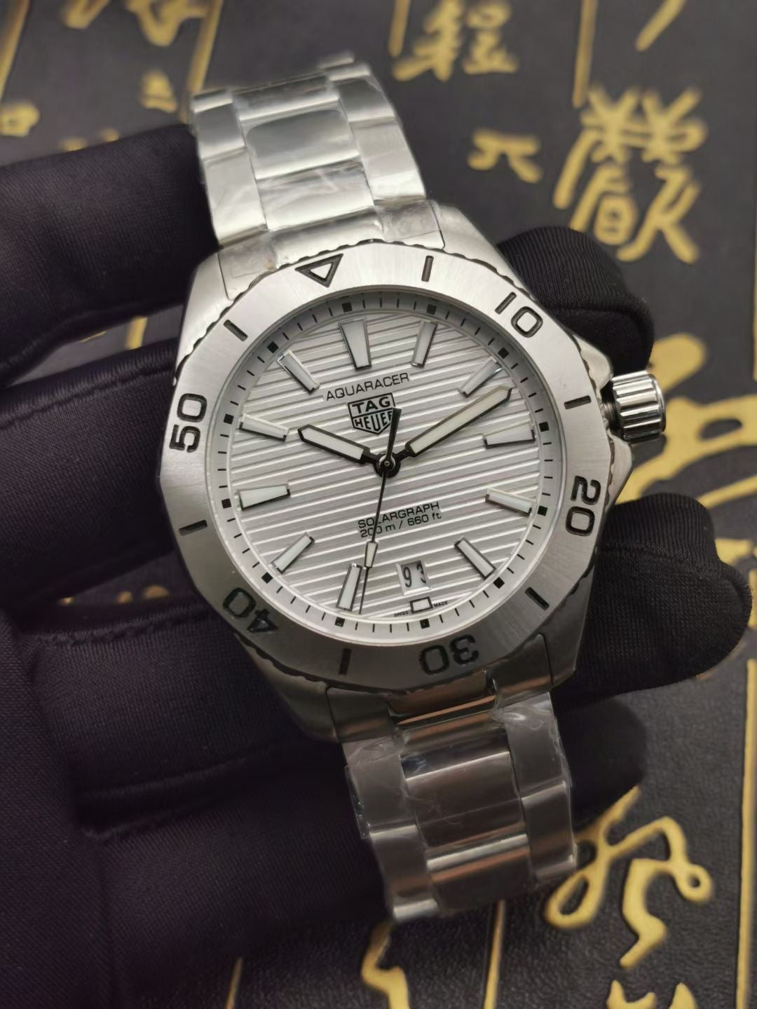 Tag Heuer Aquaracer 44mm Silver Grey Dial