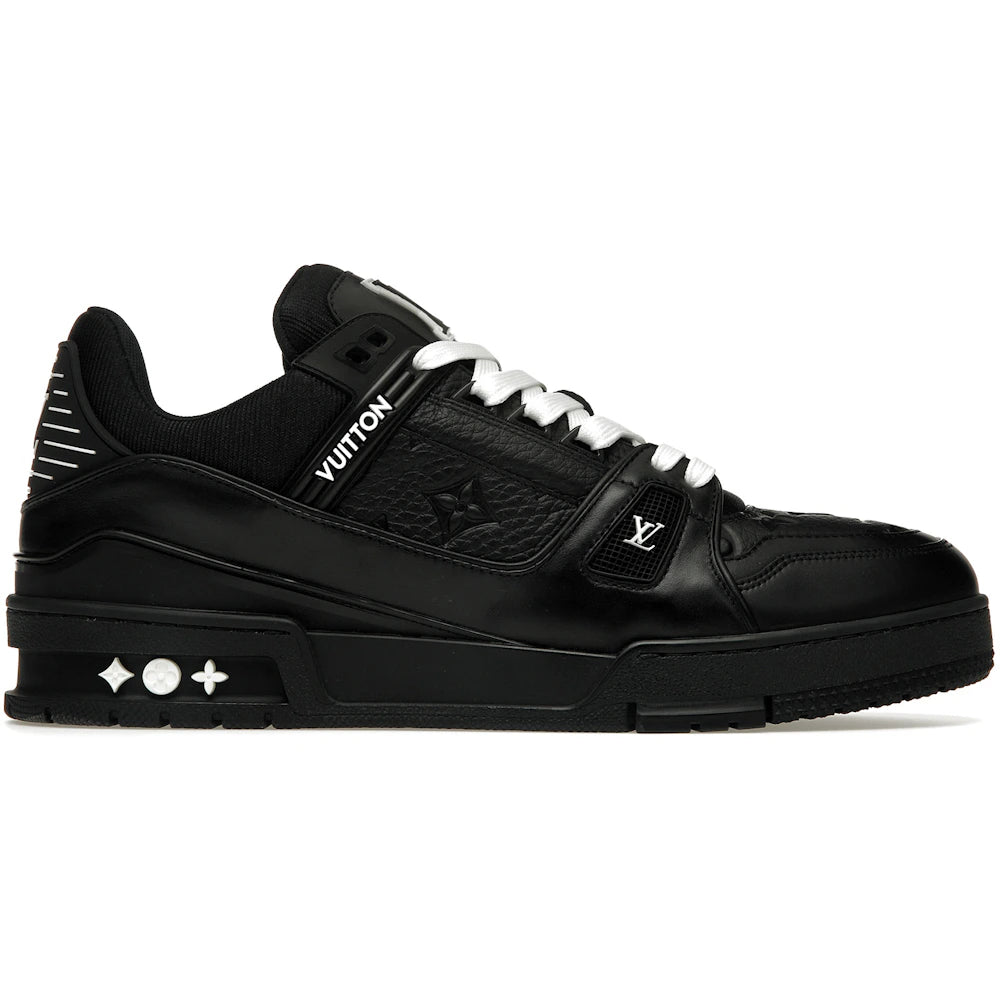 Louis Vuitton Trainer Black Embossed Monogram