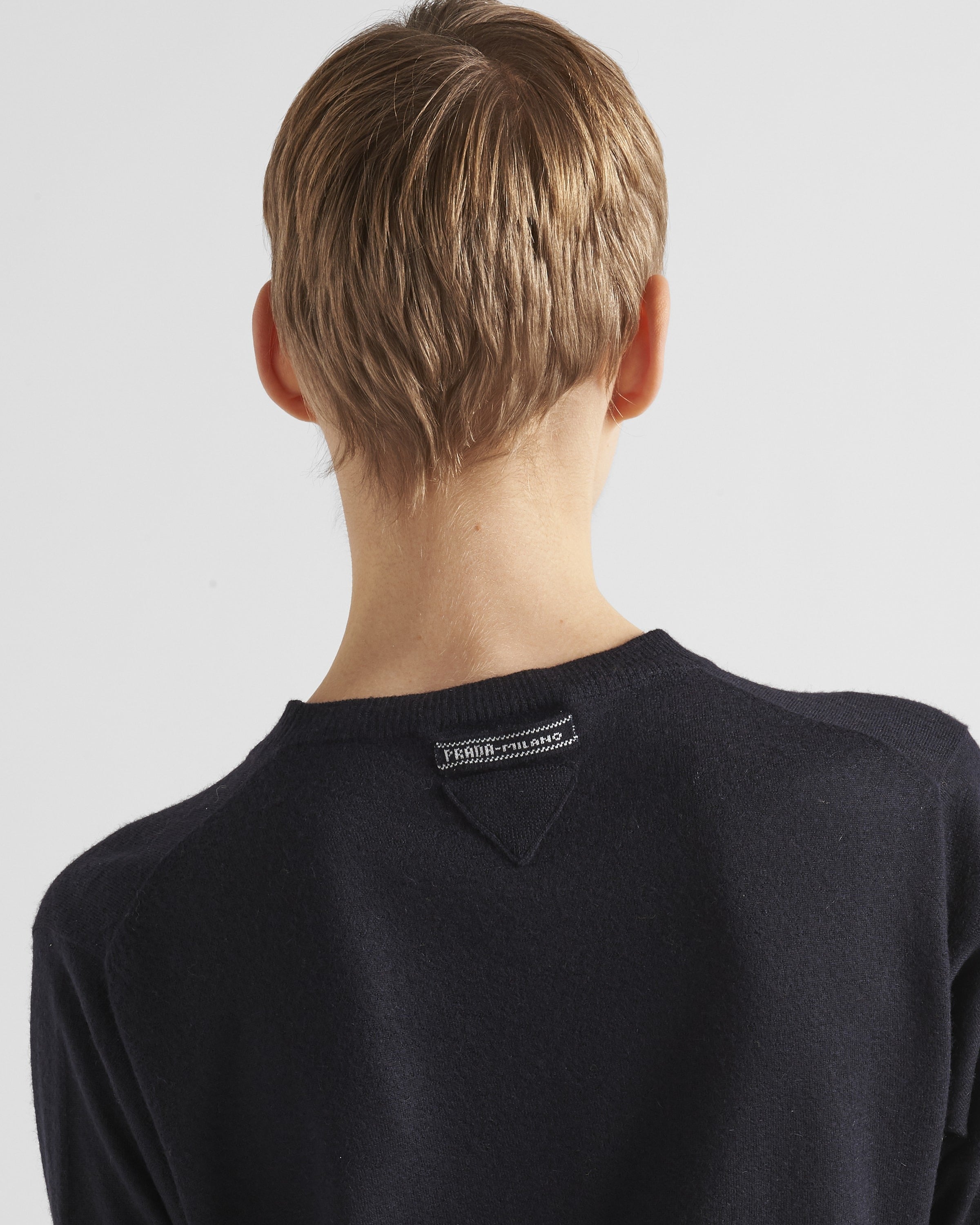 Cashmere crew-neck sweater Navy