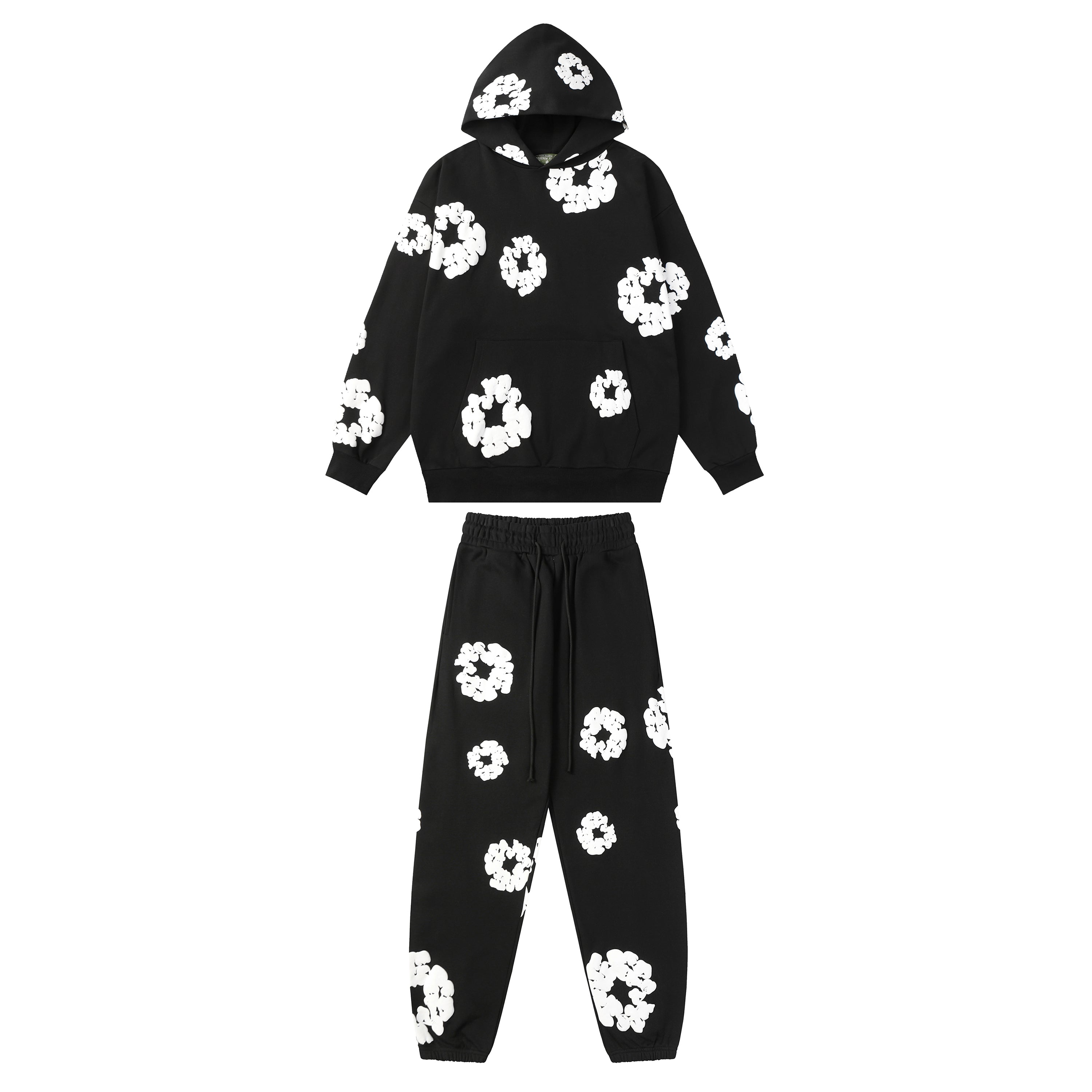 Denim Tears Black/White Tracksuit